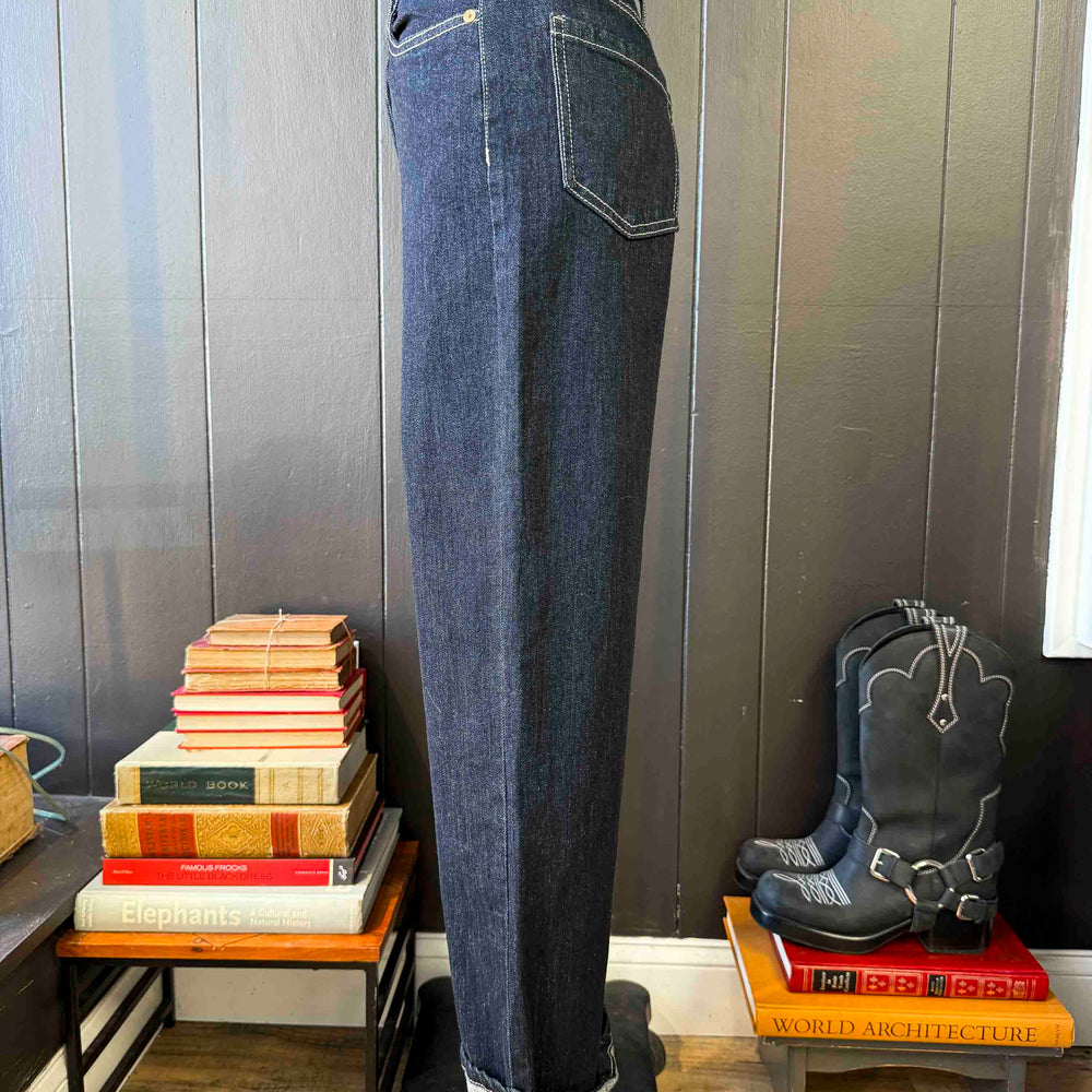 Pre-loved Wide Cuff Denim - Size S