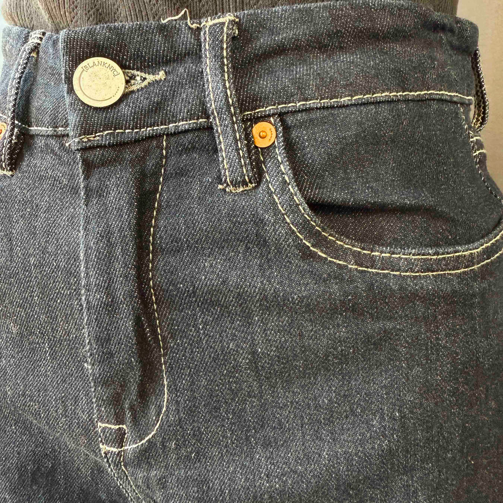 
                      
                        Pre-loved Wide Cuff Denim - Size S
                      
                    