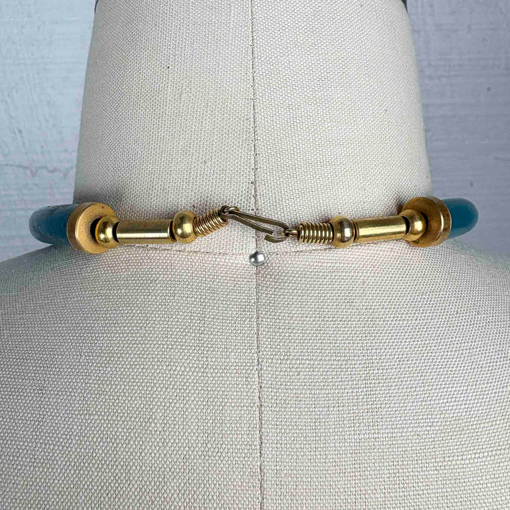
                      
                        Vintage Blue/Gold Necklace
                      
                    