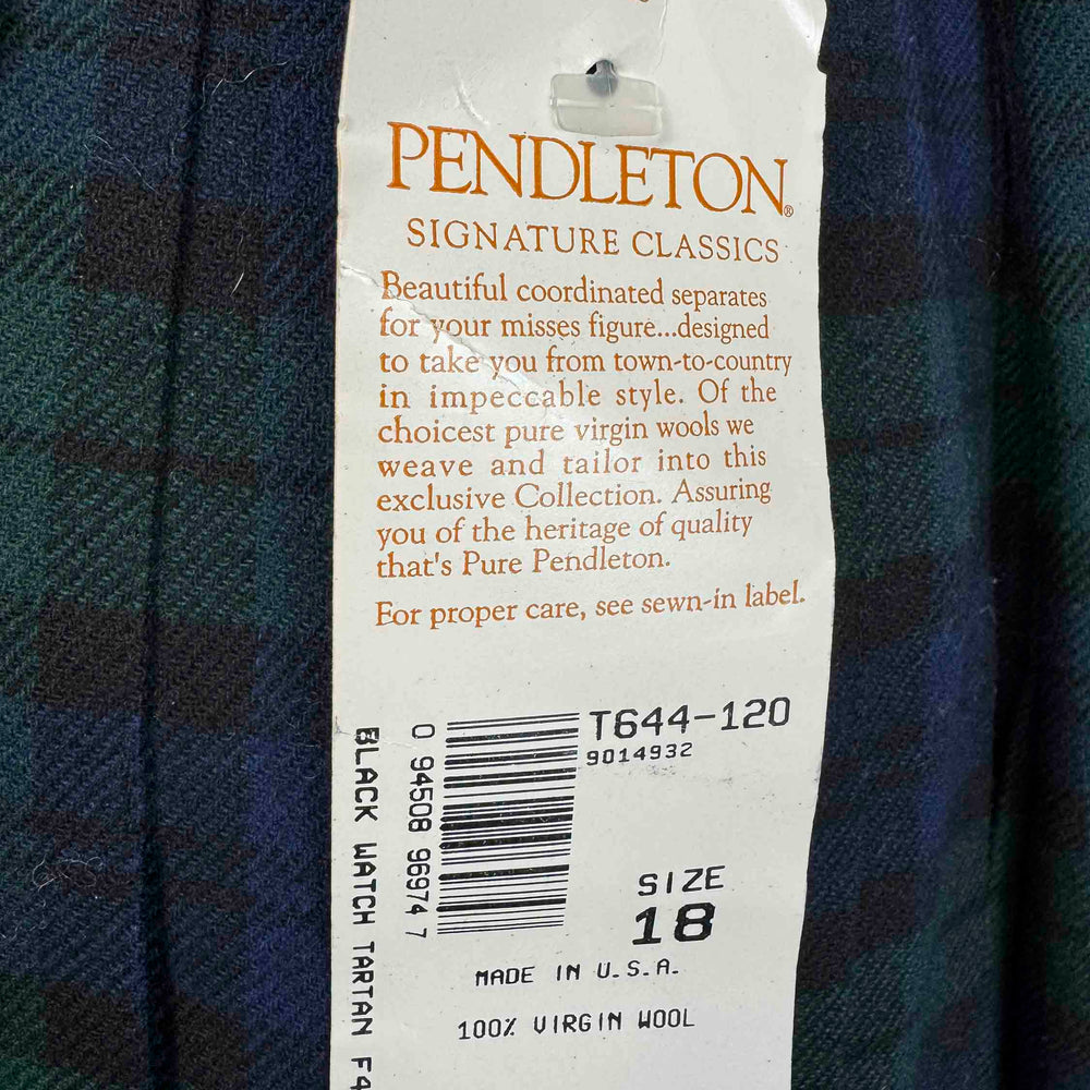 
                      
                        Vintage Pendleton Plaid Wool Midi Skirt (With Tags Never Worn) - Size XL
                      
                    