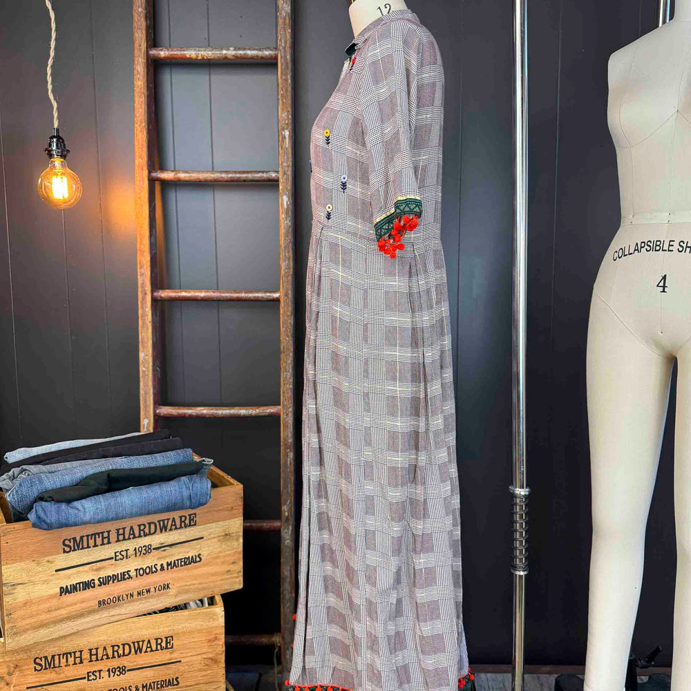 
                      
                        Pre-loved Button Floral Maxi Dress - Size XL
                      
                    