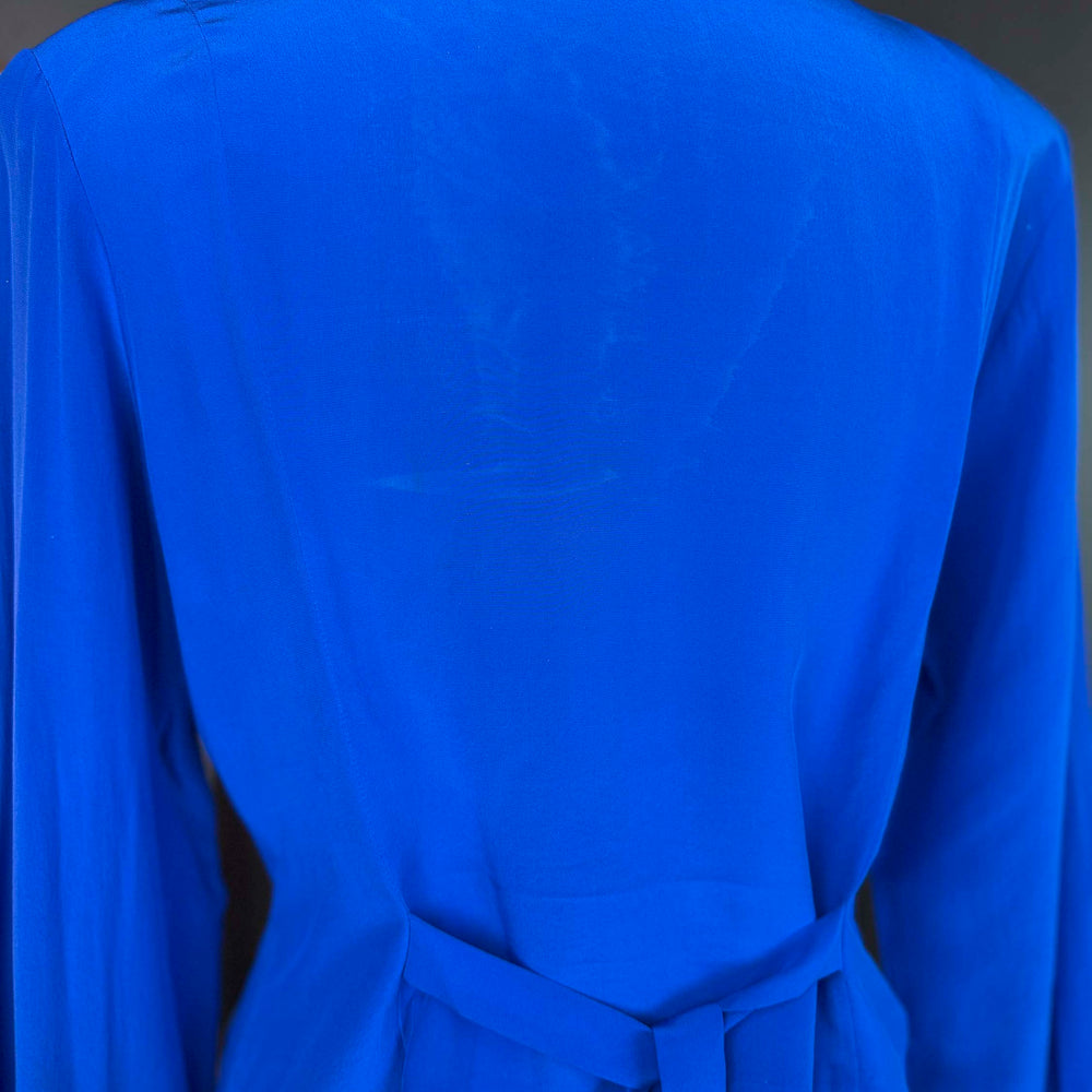 
                      
                        Vintage Cobalt Blue Silk Blouse -  Size L
                      
                    
