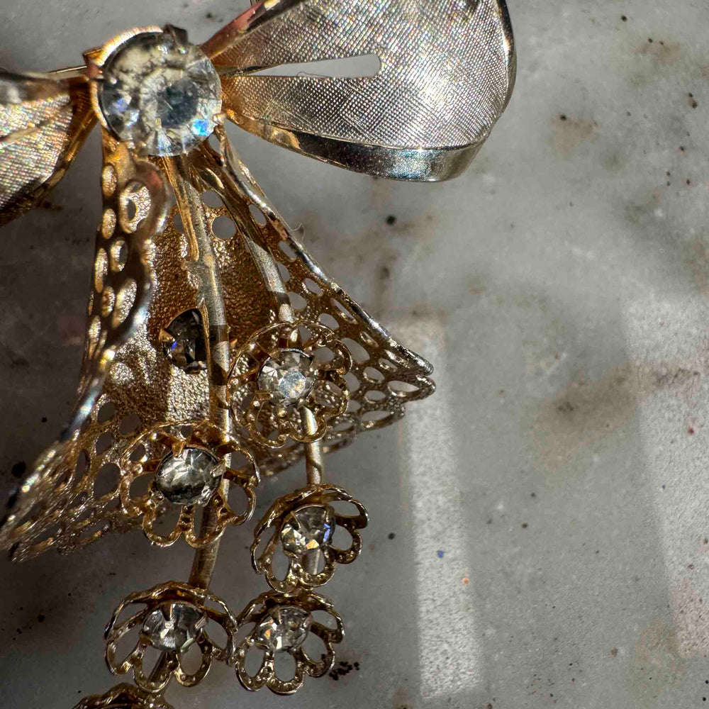 
                      
                        Vintage Rhinestone Bow Brooch
                      
                    