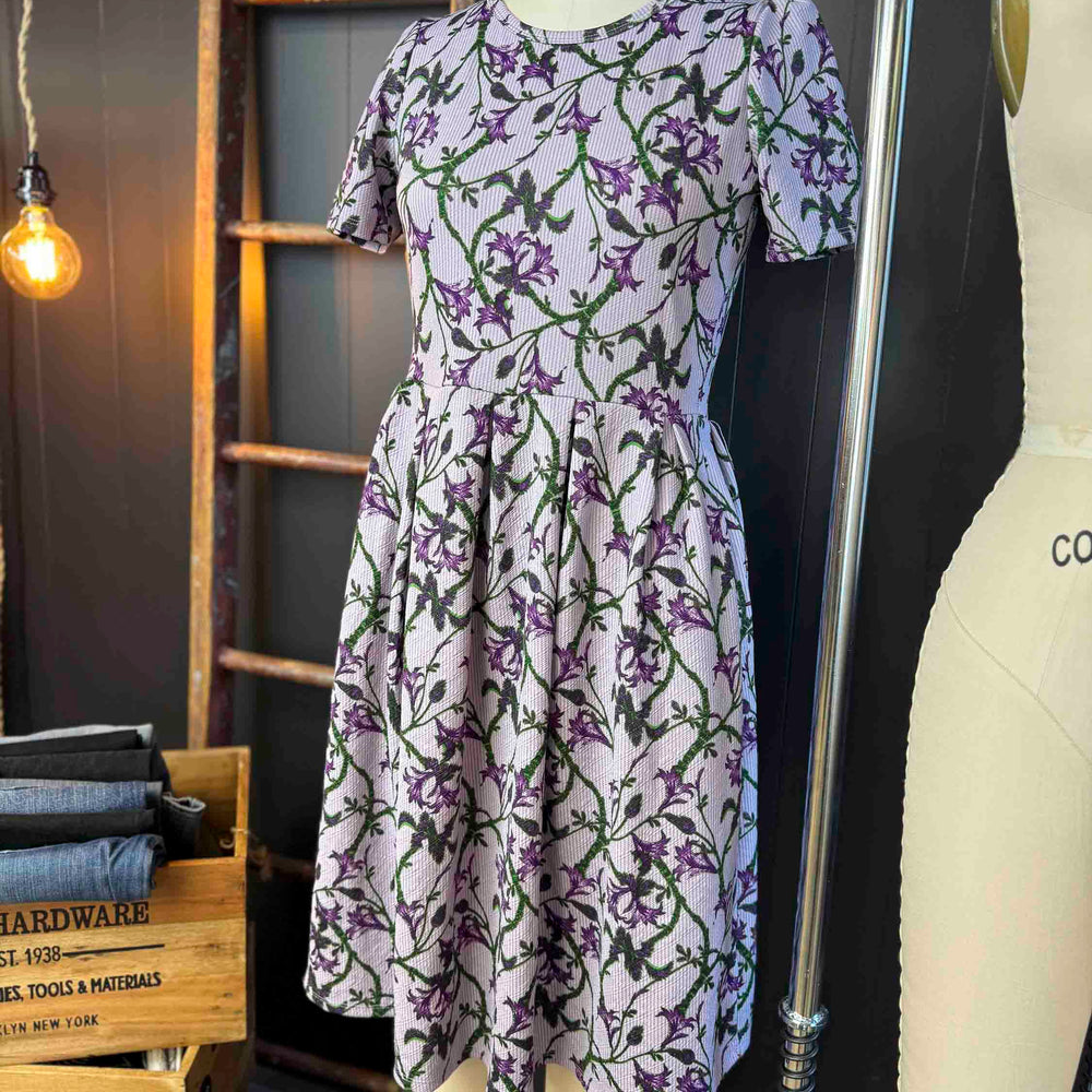 
                      
                        Pre-loved Lavender Floral Midi Dress - Size L
                      
                    