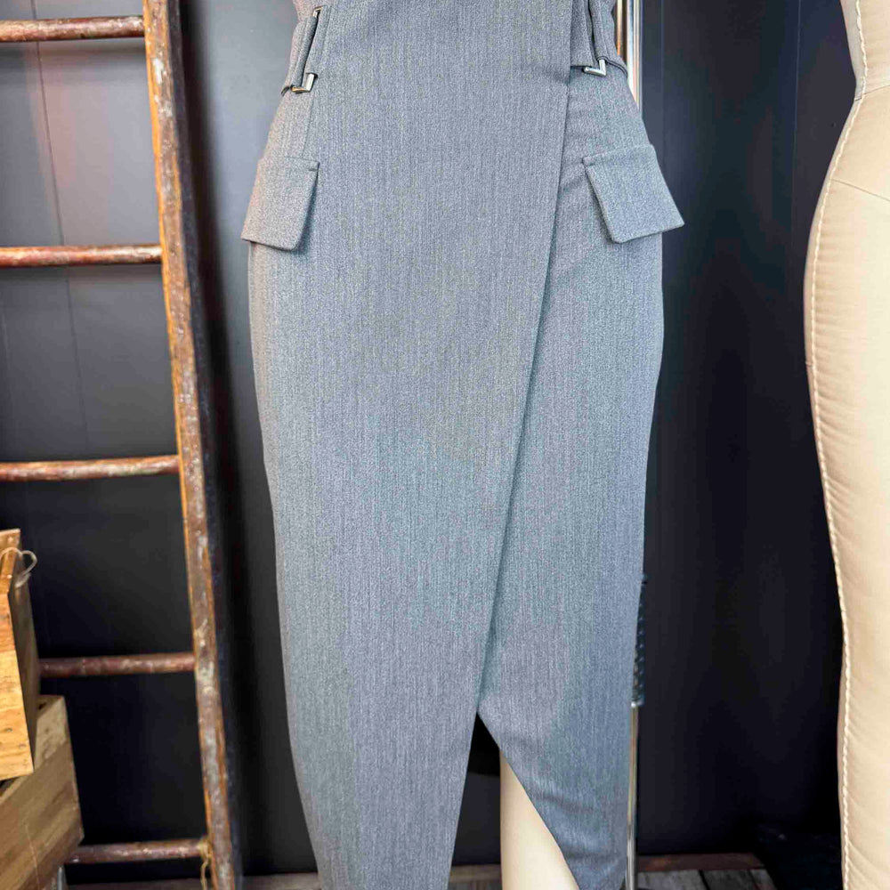 Pre loved Gray Pencil Skirt - Size S