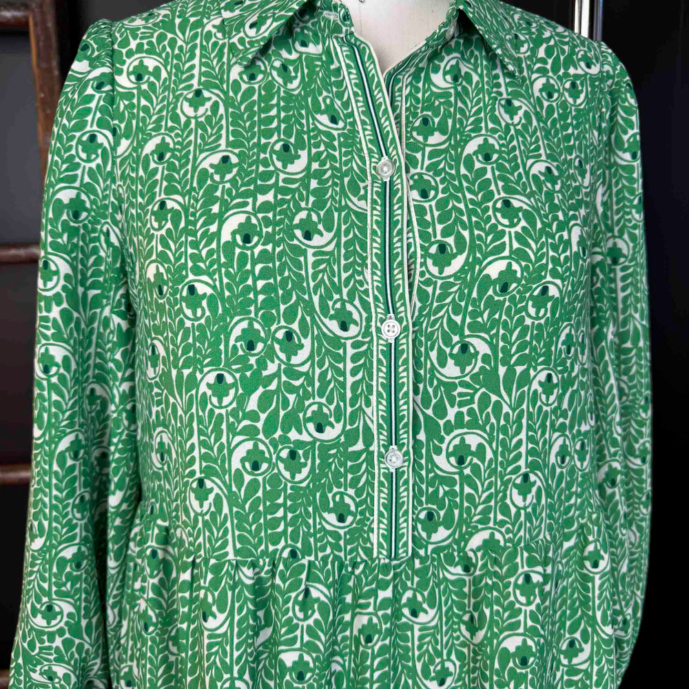 
                      
                        Pre-loved Green Vine Maxi Dress - Size S
                      
                    