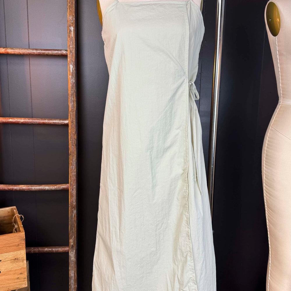 
                      
                        Pre-loved Apron Front Sage Dress - Size S
                      
                    
