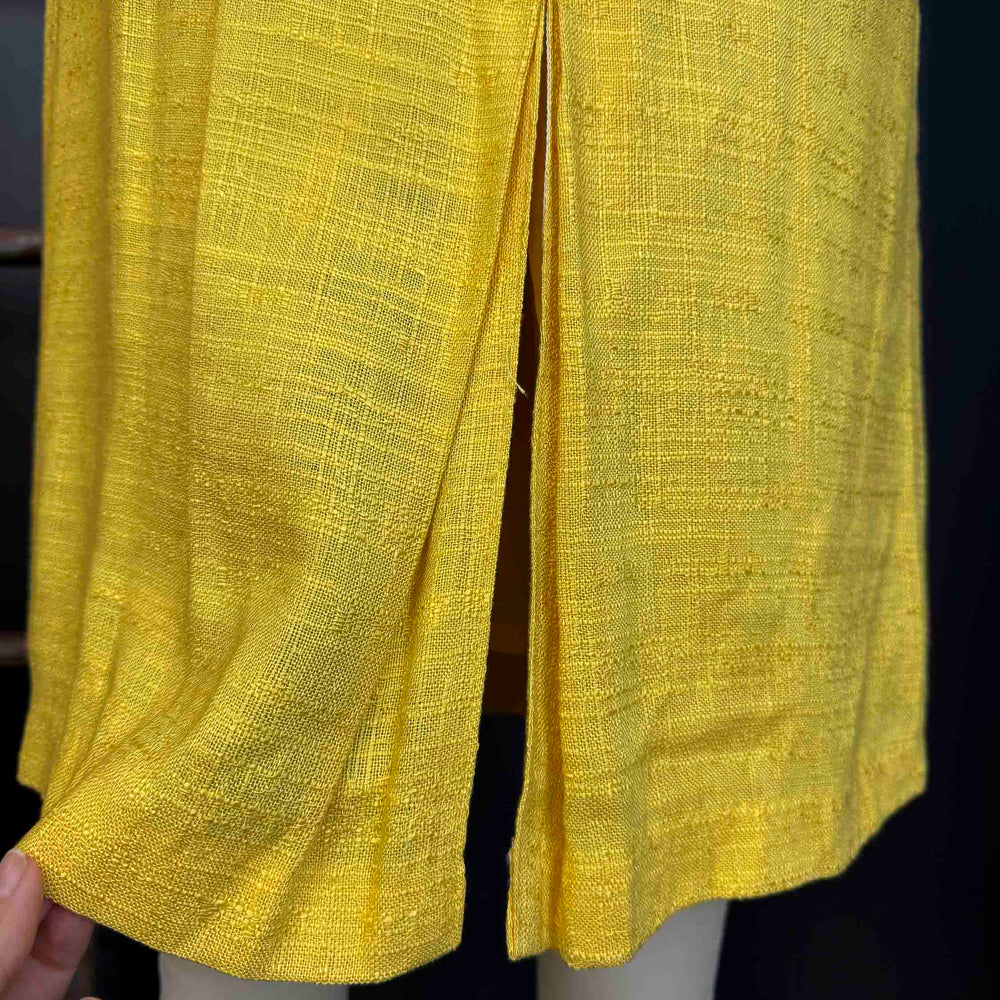 
                      
                        Vintage Yellow Linen Skirt - Size S
                      
                    
