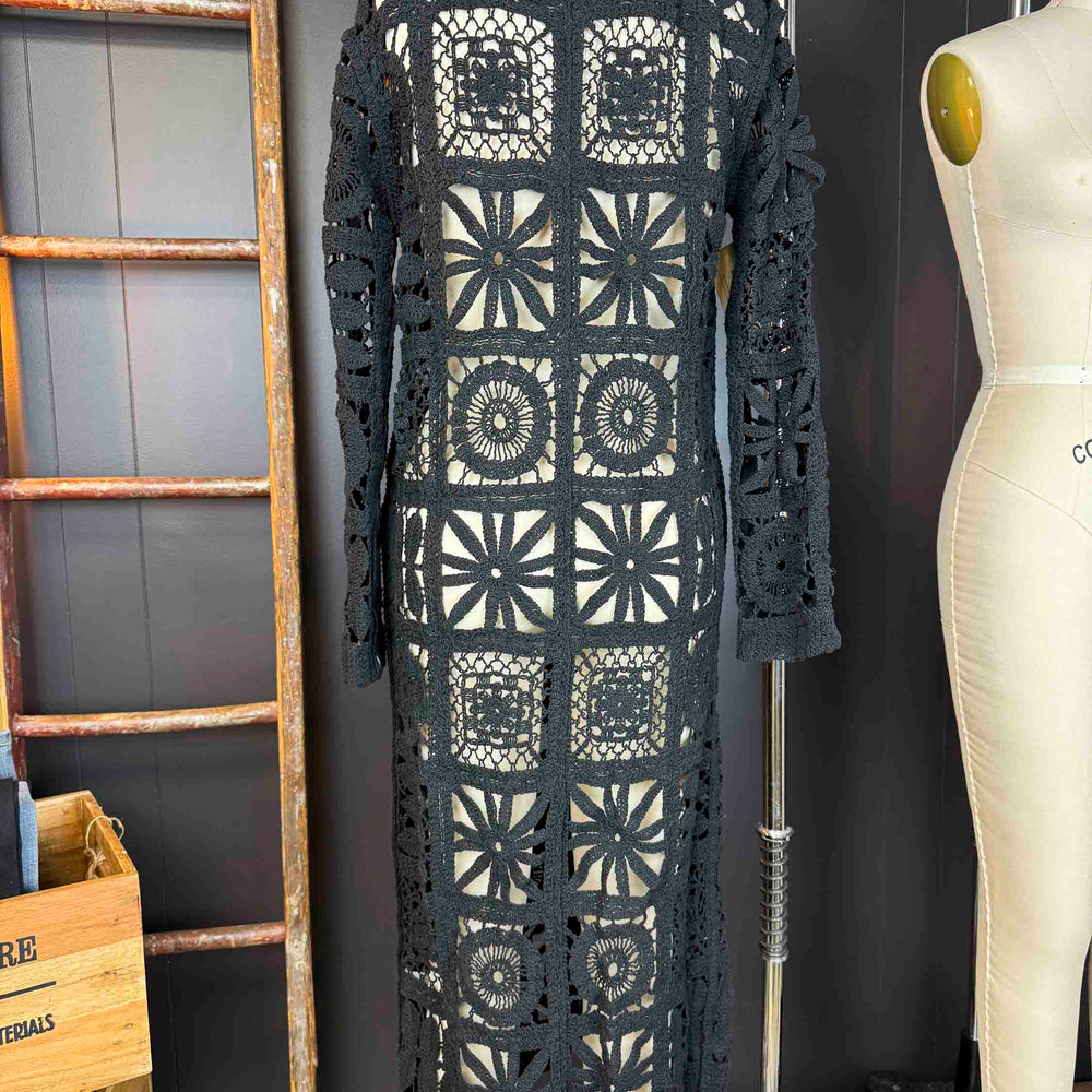 
                      
                        New Crochet Maxi Kimono Cardigan - Size S/M
                      
                    