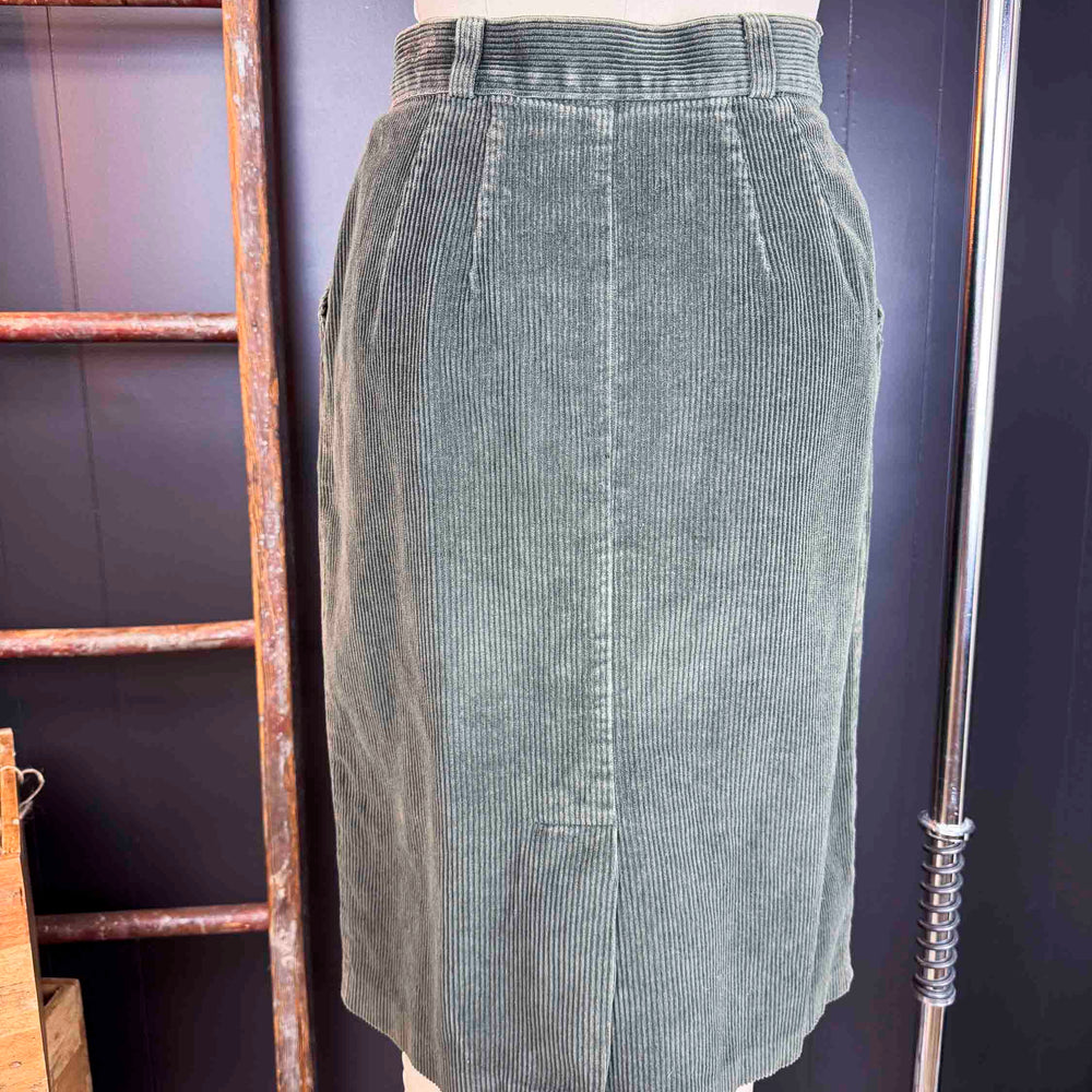 
                      
                        Vintage St. Michael Olive Corduroy Skirt - Size XS/S
                      
                    