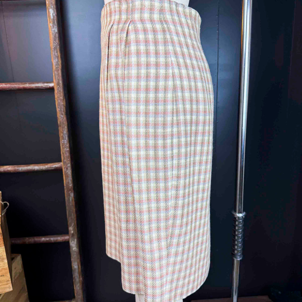 
                      
                        Vintage Casual Corner Pastel Plaid Skirt - Size S
                      
                    