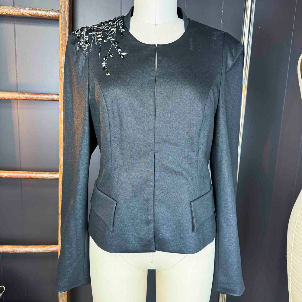 
                      
                        Pre-loved Black Embellished Emely Essence Blazer - Size M
                      
                    