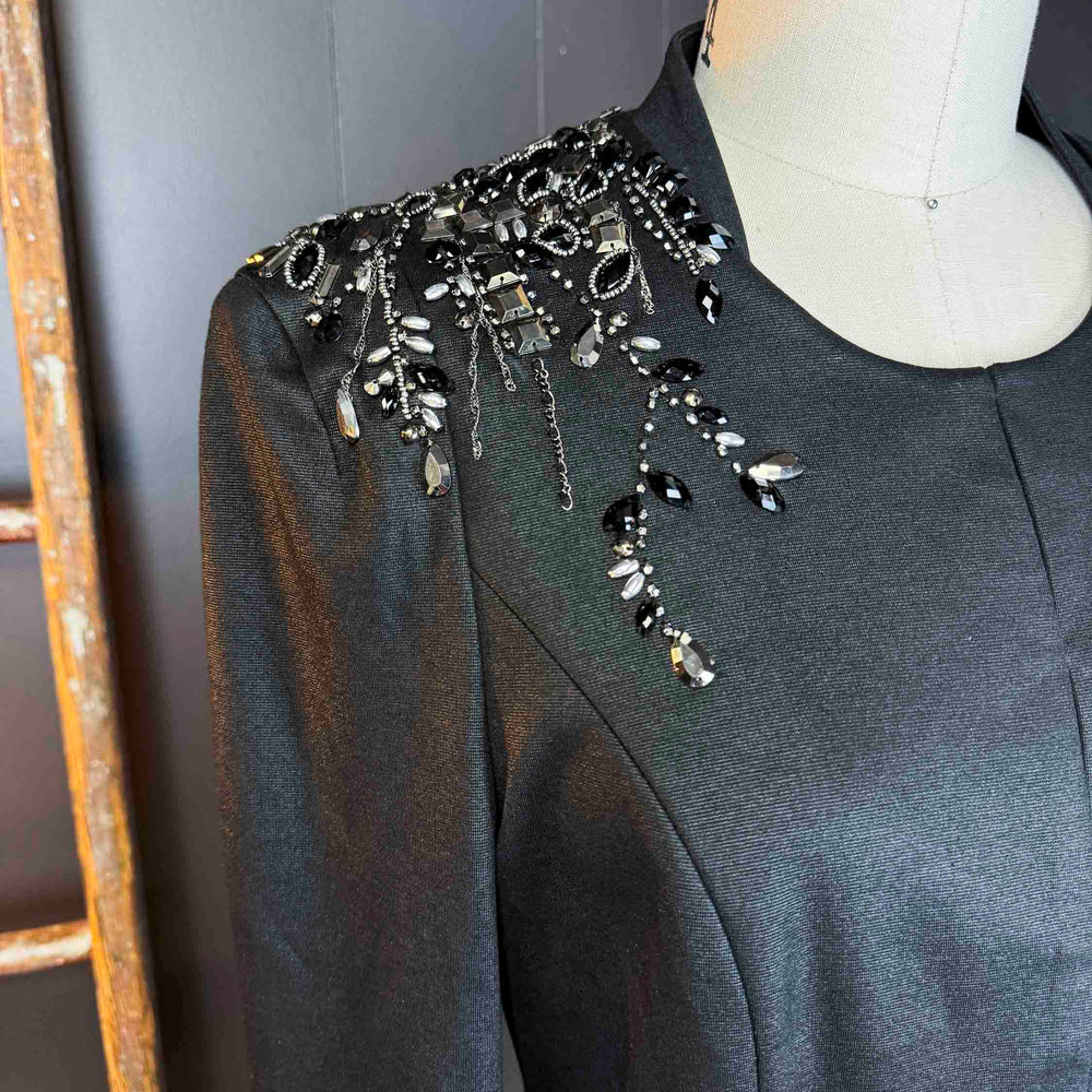 
                      
                        Pre-loved Black Embellished Emely Essence Blazer - Size M
                      
                    