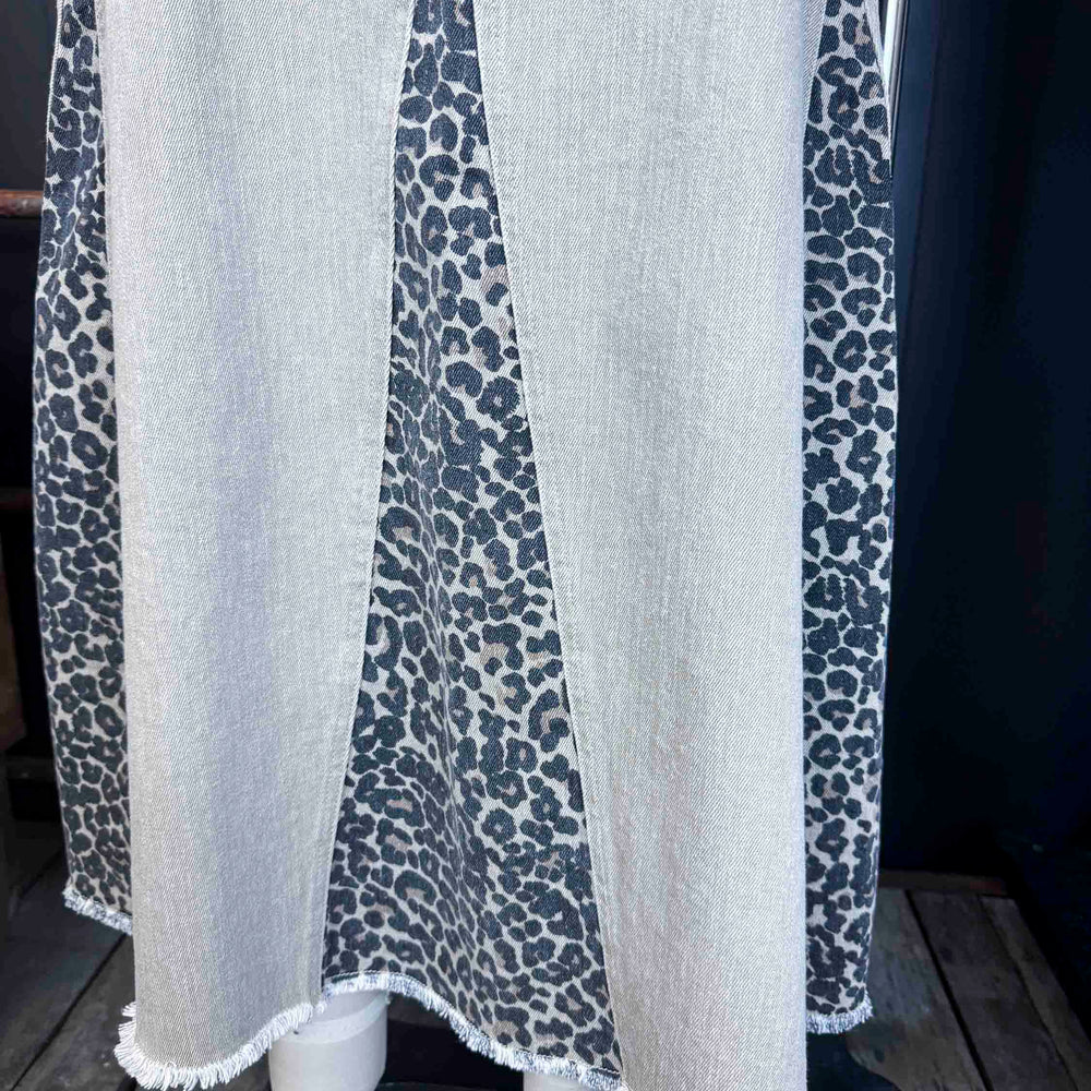 
                      
                        New Amber Leopard Peek-a-Boo Skirt
                      
                    