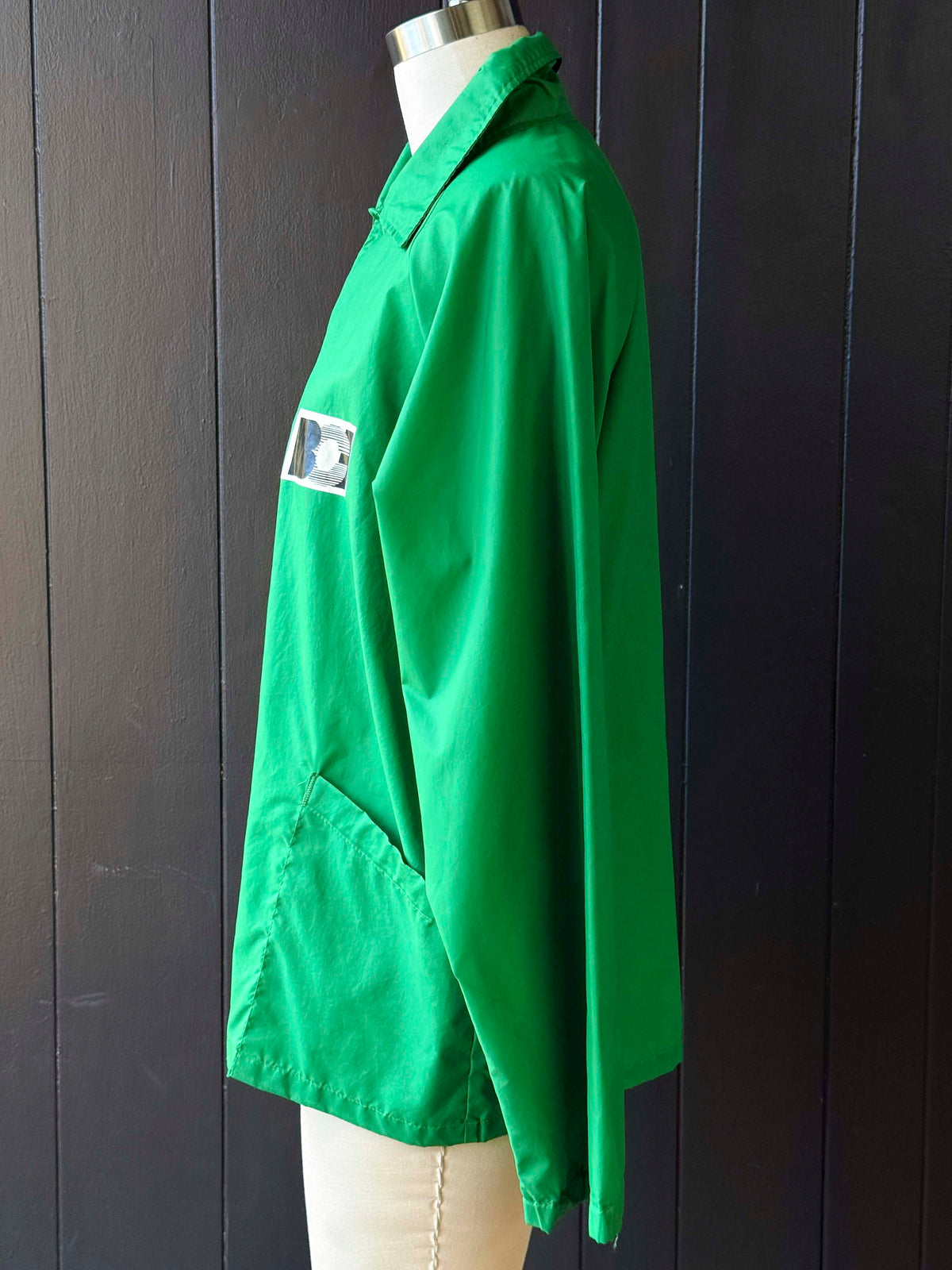 Vintage Hartwell Unisex Green Snap-Front Jacket - Size L