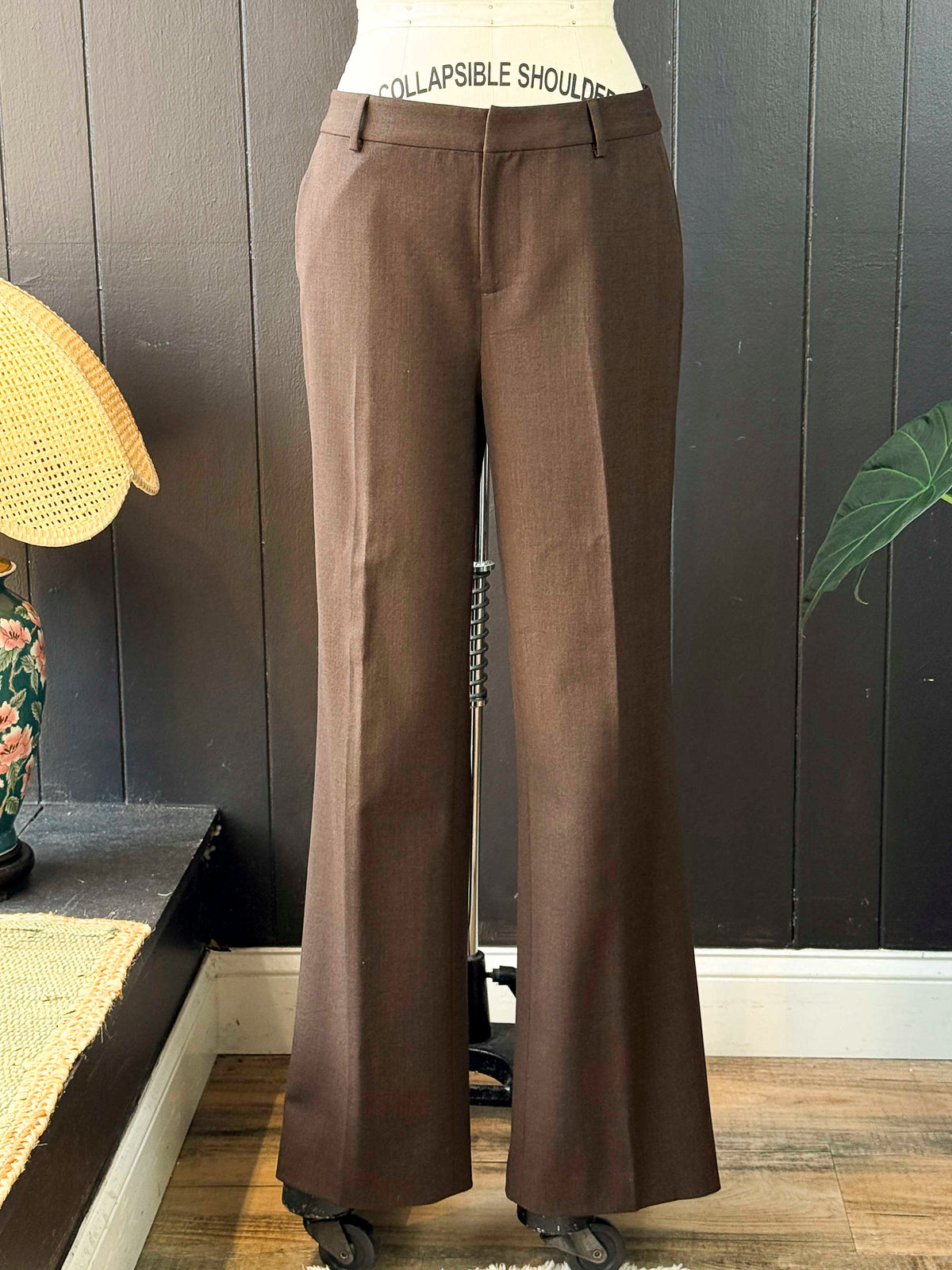 Vintage Lauren by Ralph Lauren Brown Trousers - Size S (4)