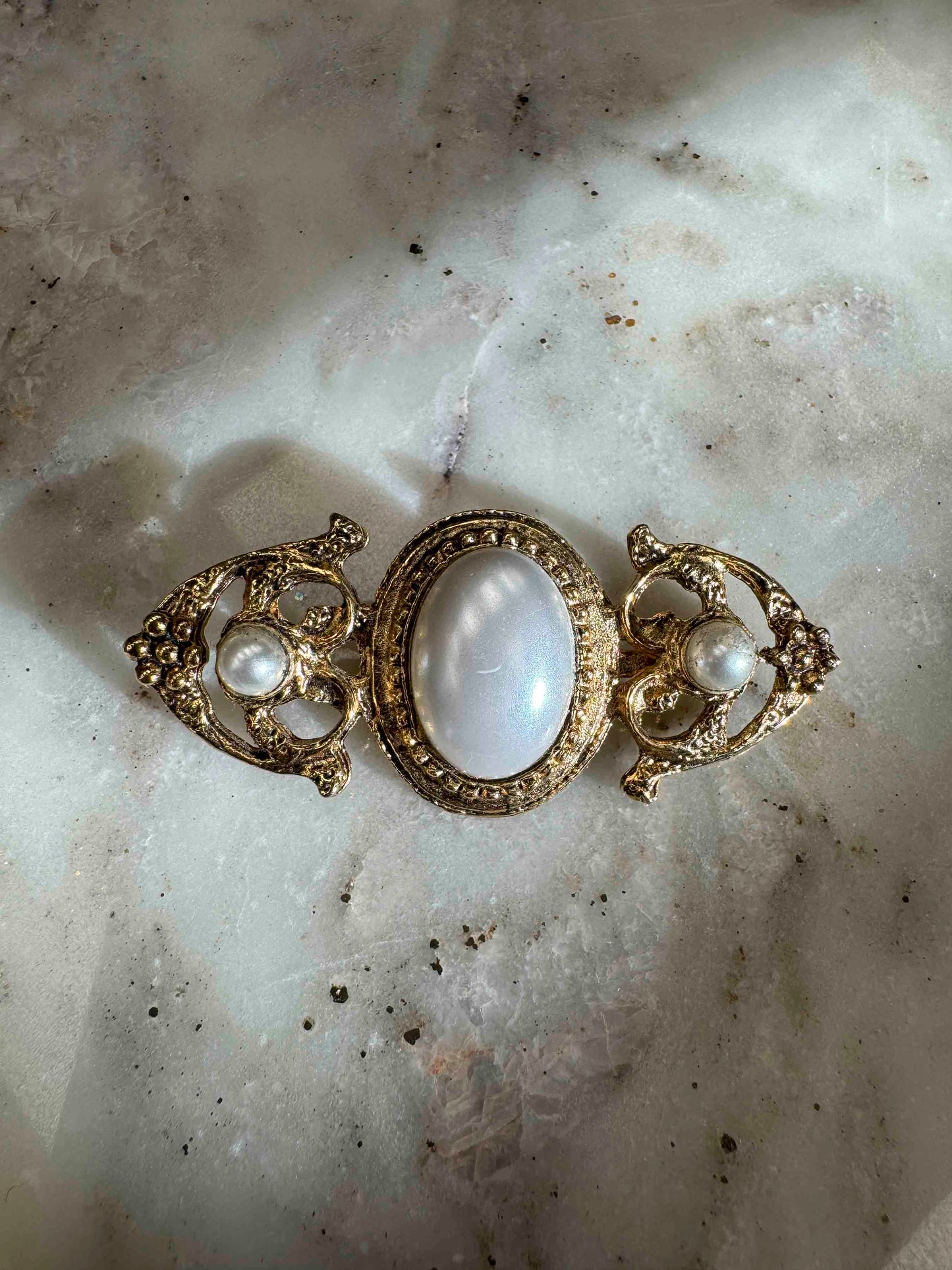 Vintage Victorian Pearl Brooch