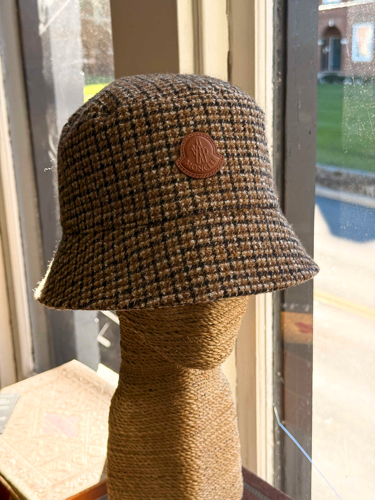 Prel-oved Moncler Tweed Bucket Hat