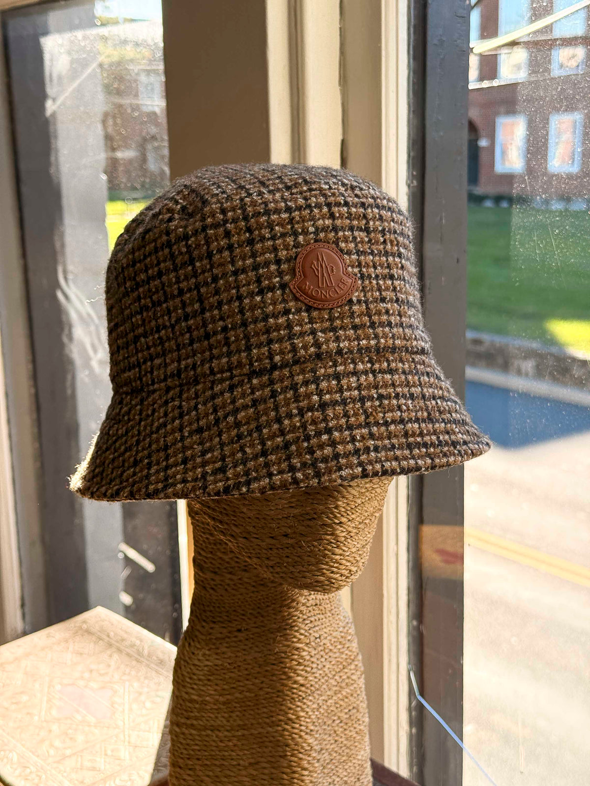 Prel-oved Moncler Tweed Bucket Hat
