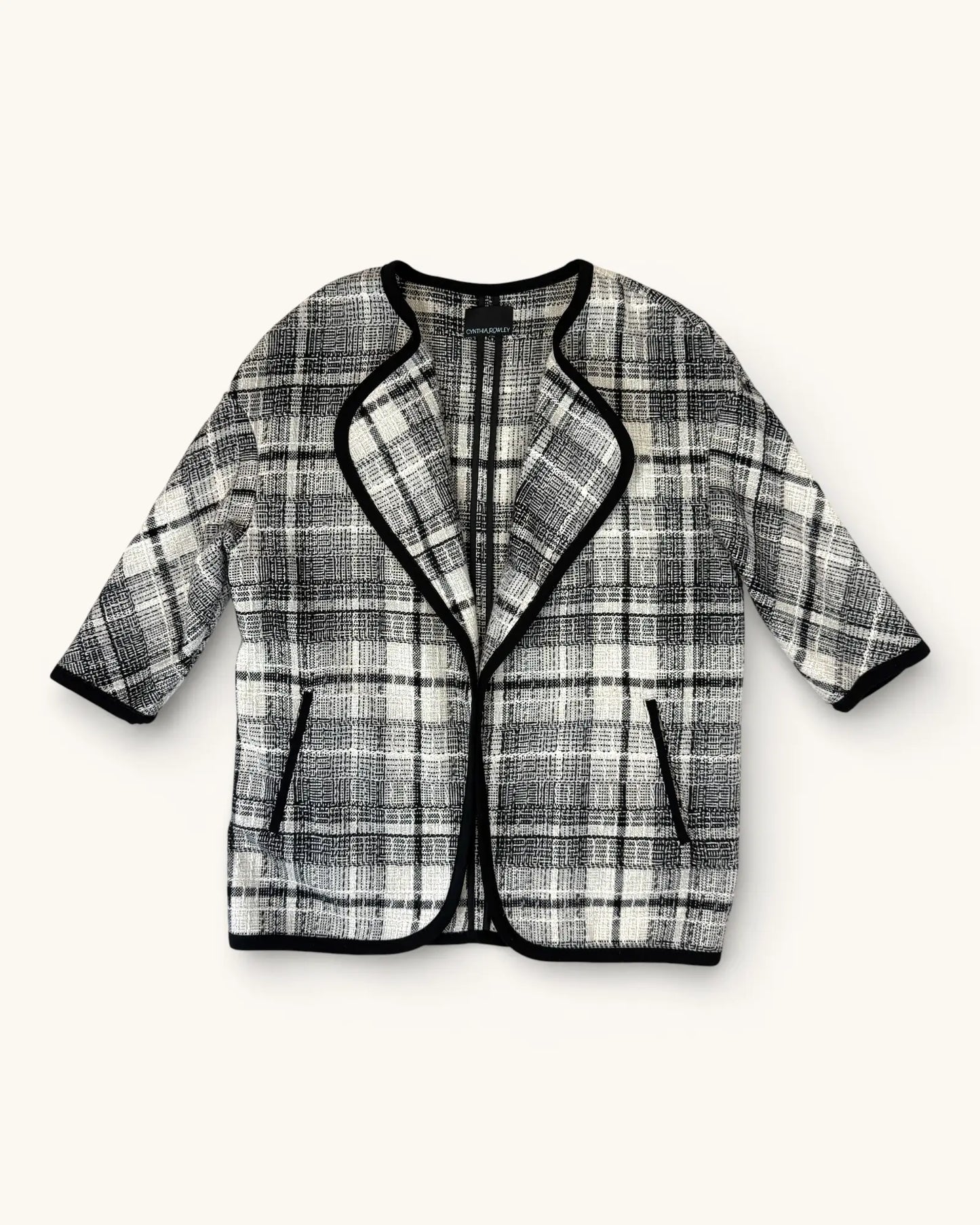 Pre-loved Cynthia Rowley Tweed Jacket - Size L