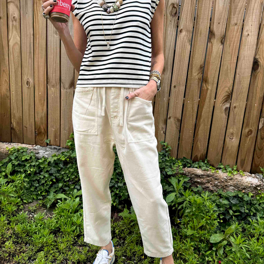 
                      
                        New Striped Sleeveless Top
                      
                    