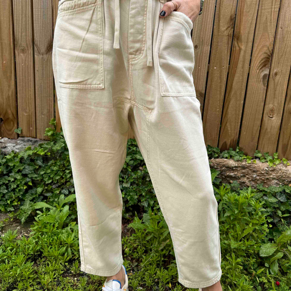 
                      
                        New Tencel Loose Pants - Cream
                      
                    