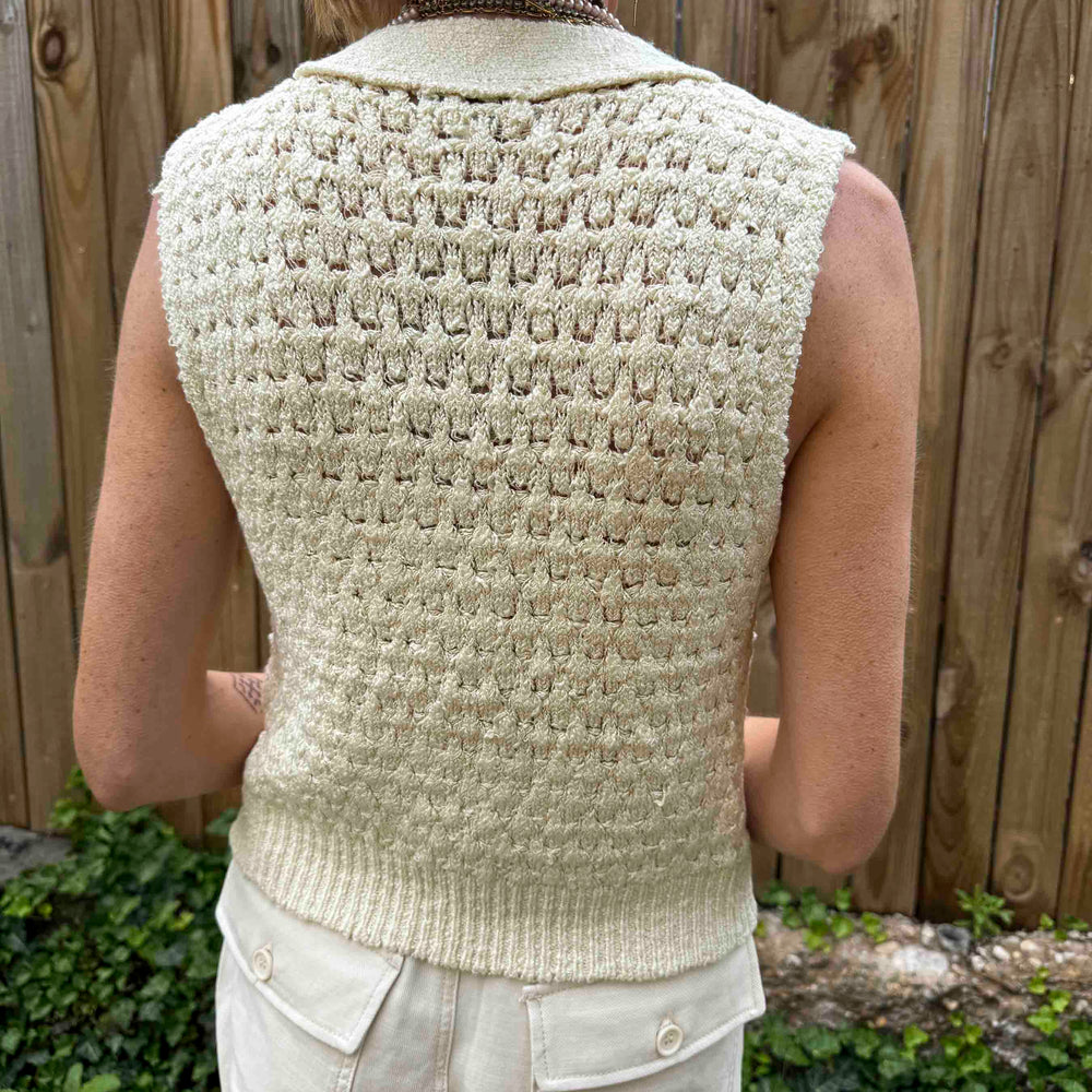 
                      
                        New Knitted Vest - Cream
                      
                    