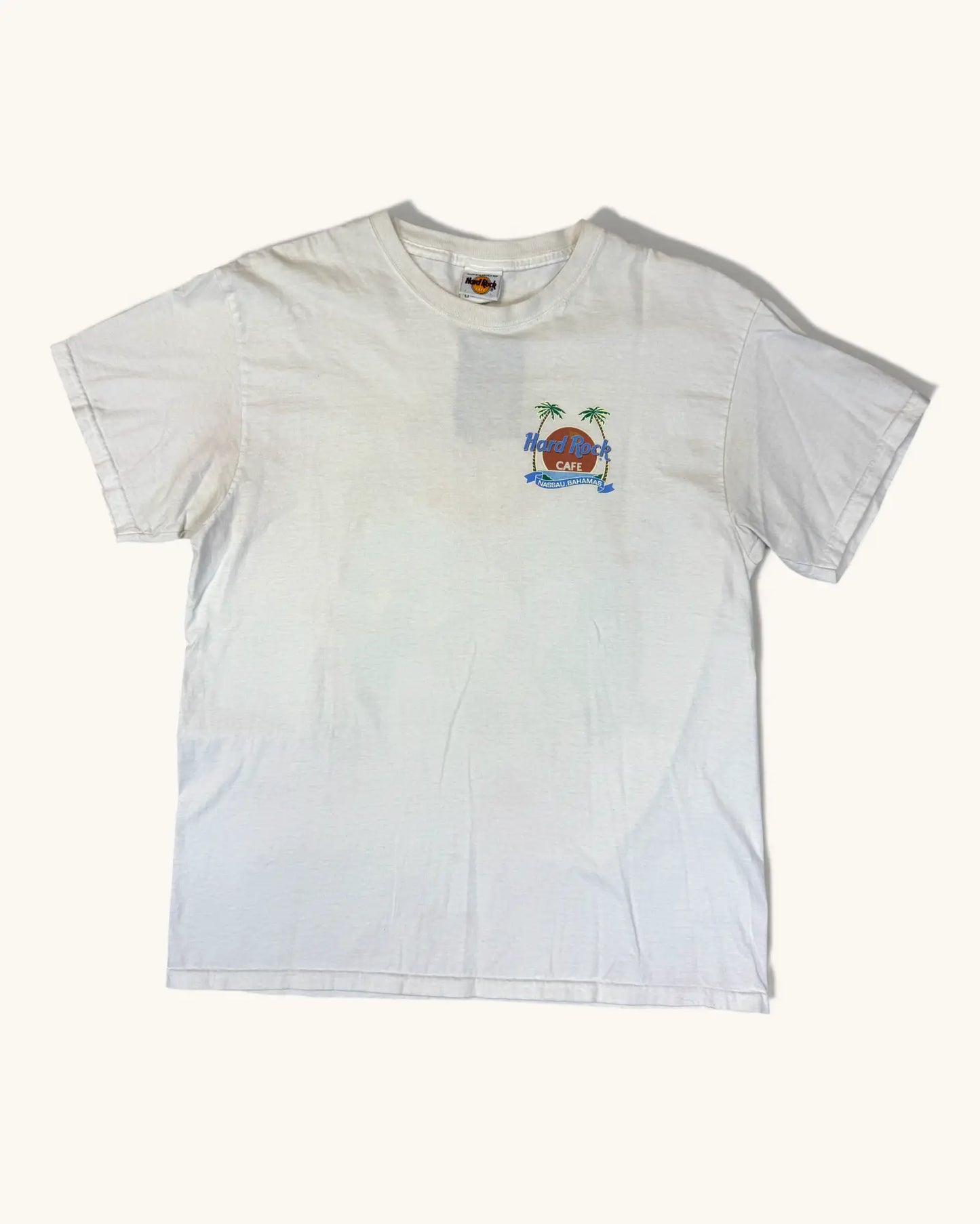 Vintage Cotton Hard Rock Nassau Bahamas Tee - Size L