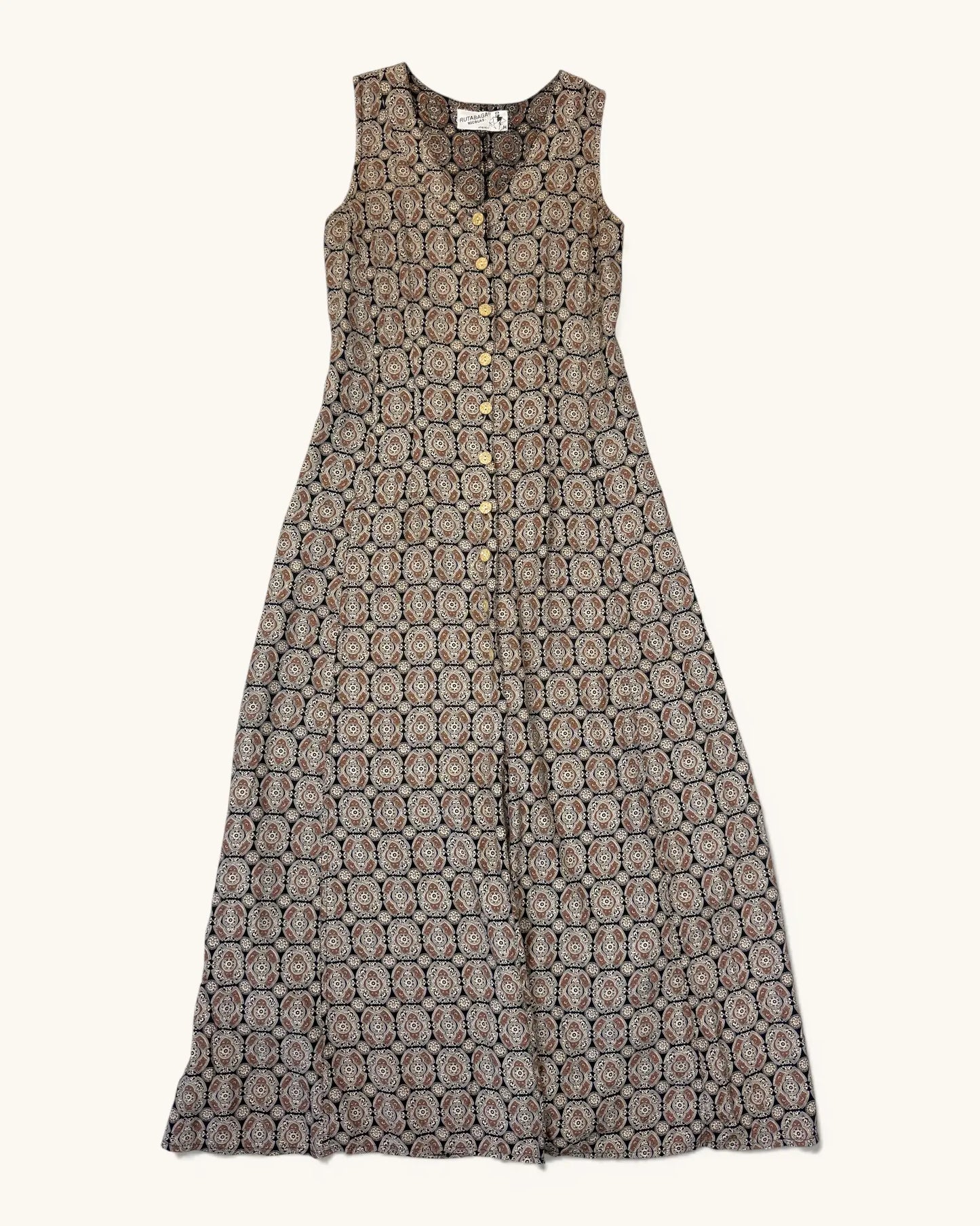 Vintage Rutabaga Nicolas Patterned Dress - Size M
