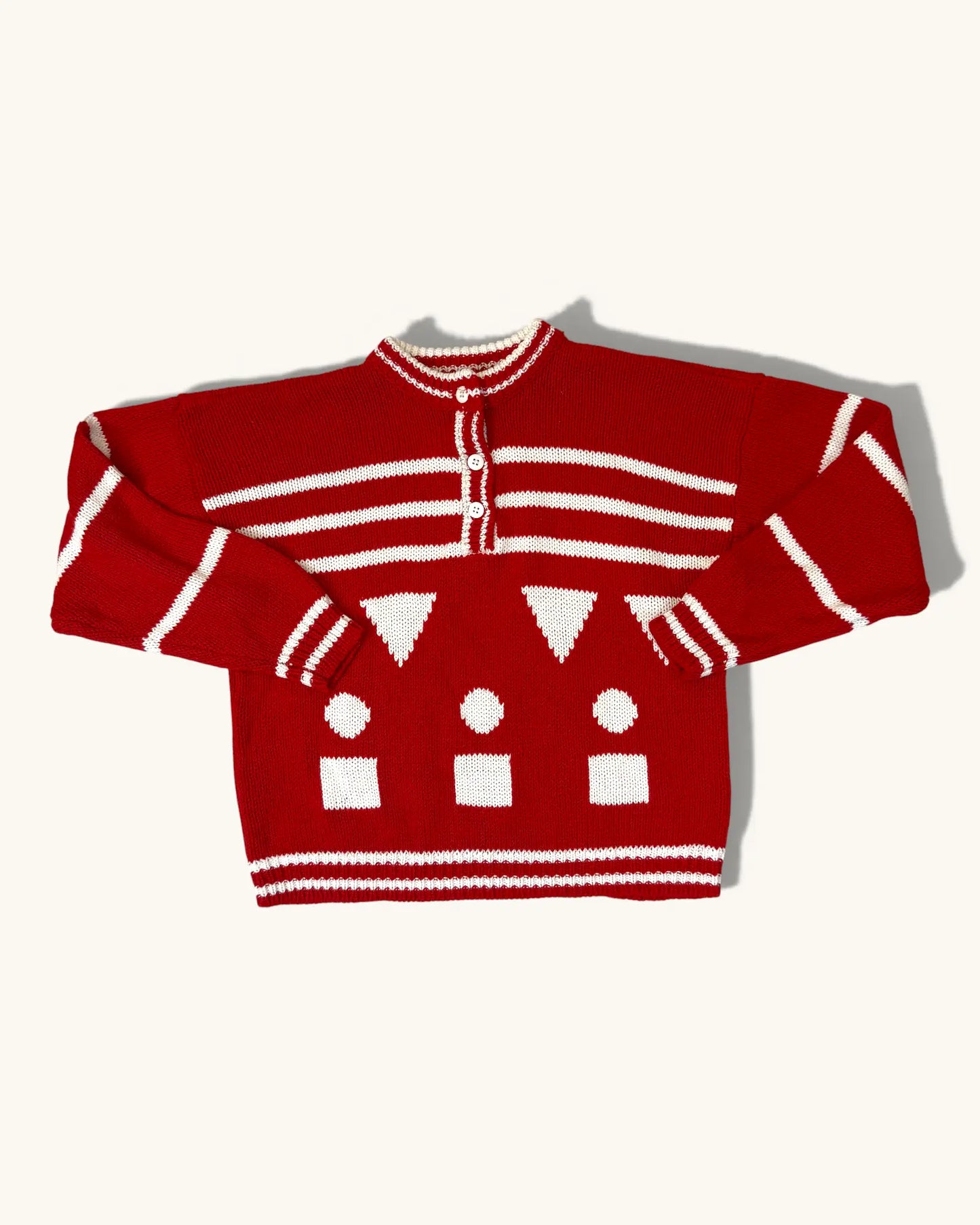 Vintage Diane von Furstenburg Red Sweater - Size M