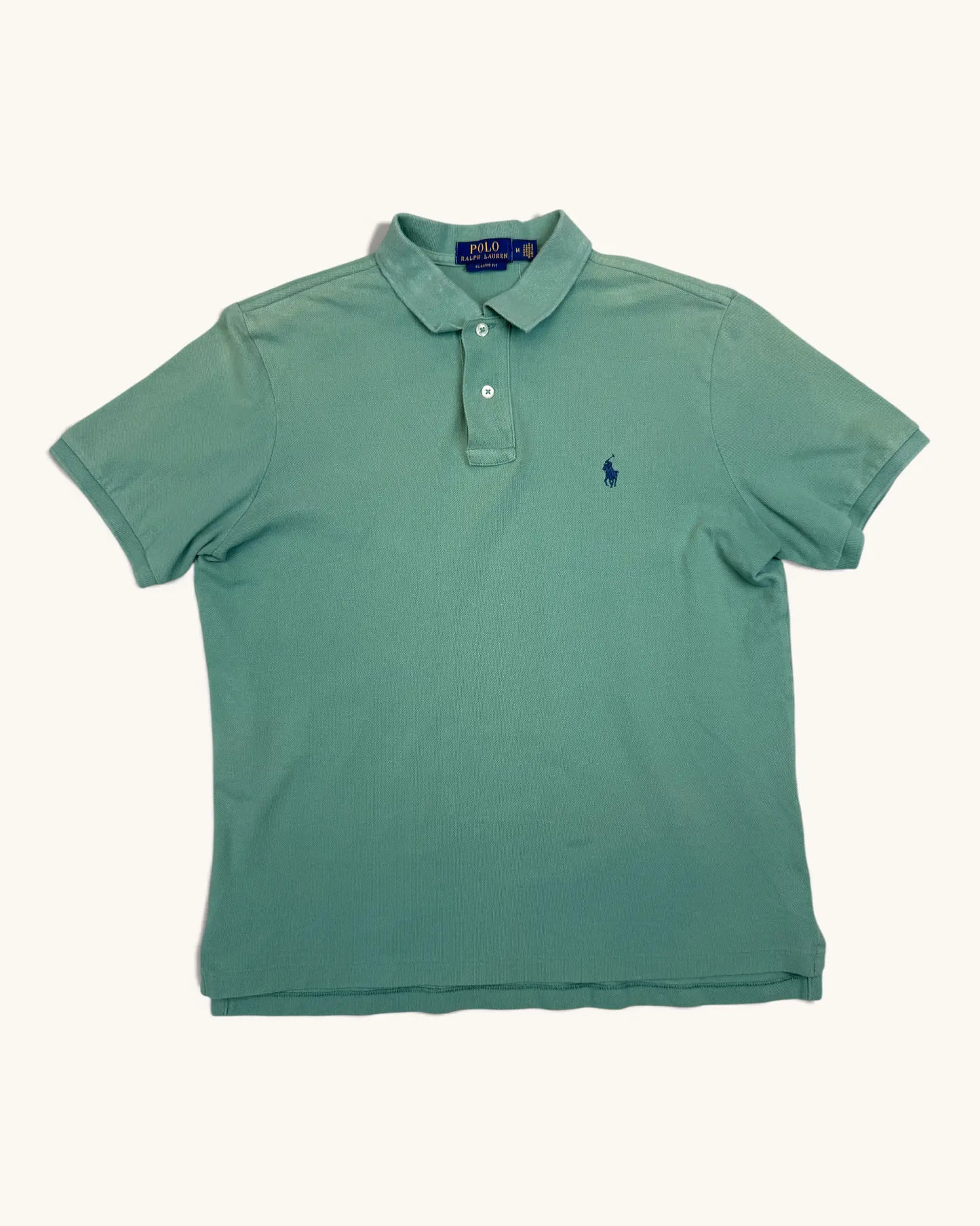 Pre-loved Polo Ralph Lauren Sage Polo - Size M