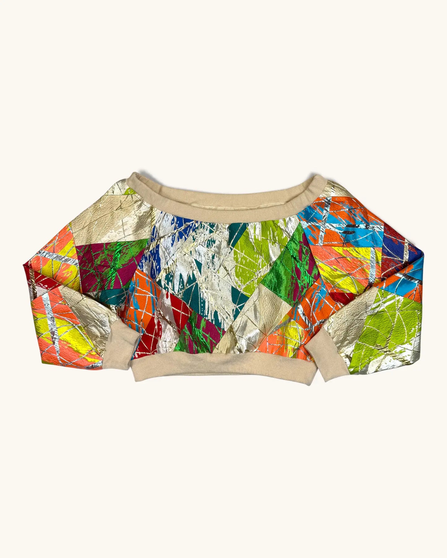 Pre-loved Off The Shoulder Quilted Top - Size M