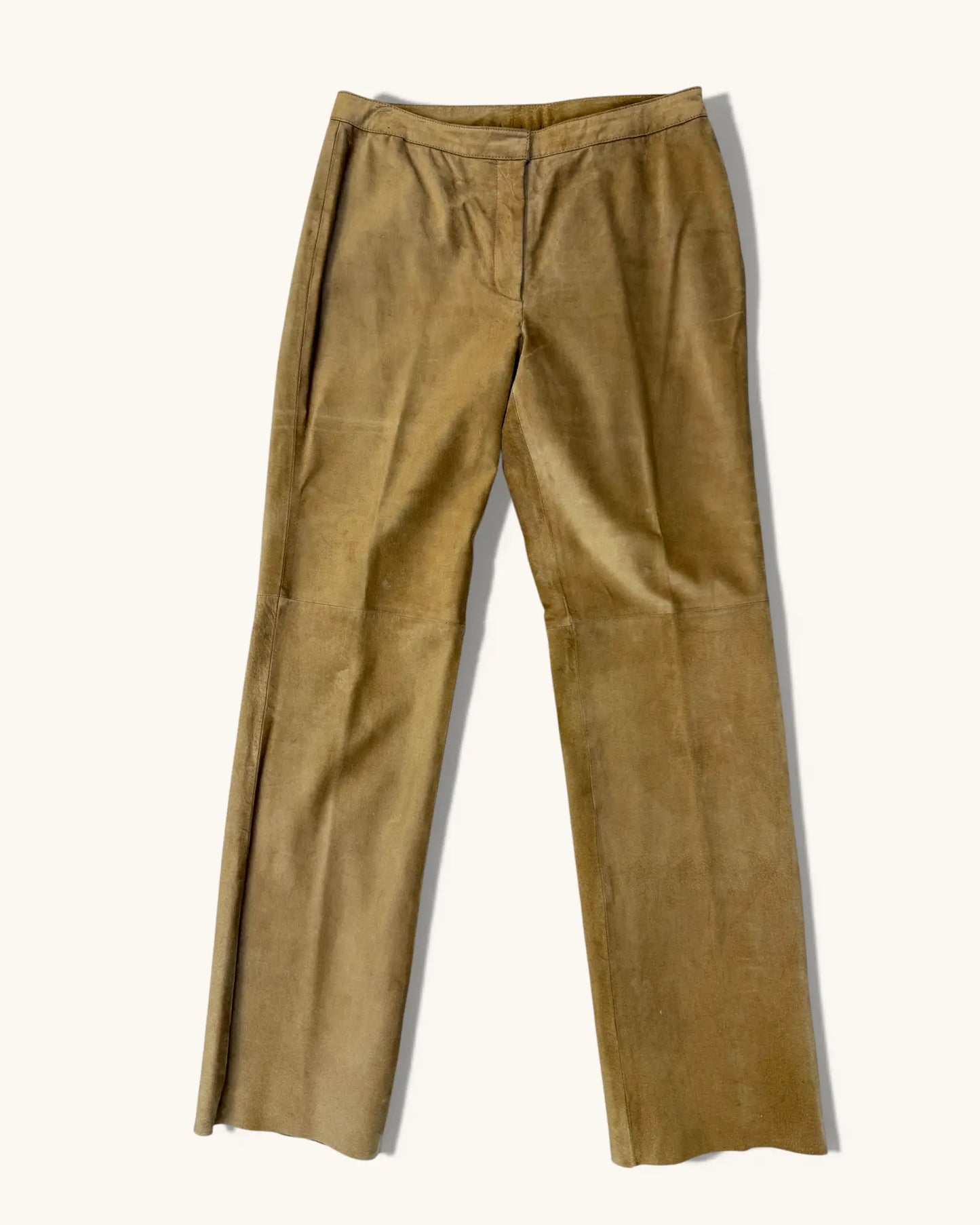 Vintage INC Beige Suede Pants - Size M