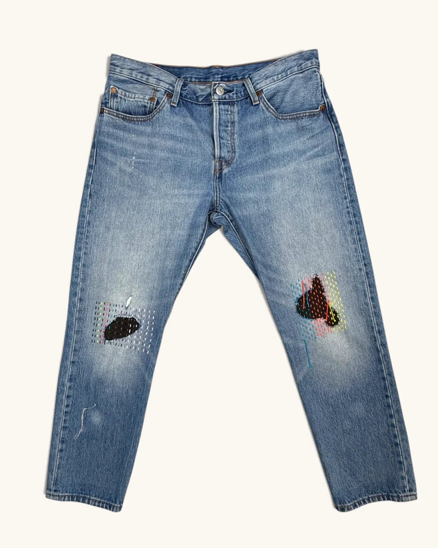 Mode Edit Sashiko Jeans - Size L