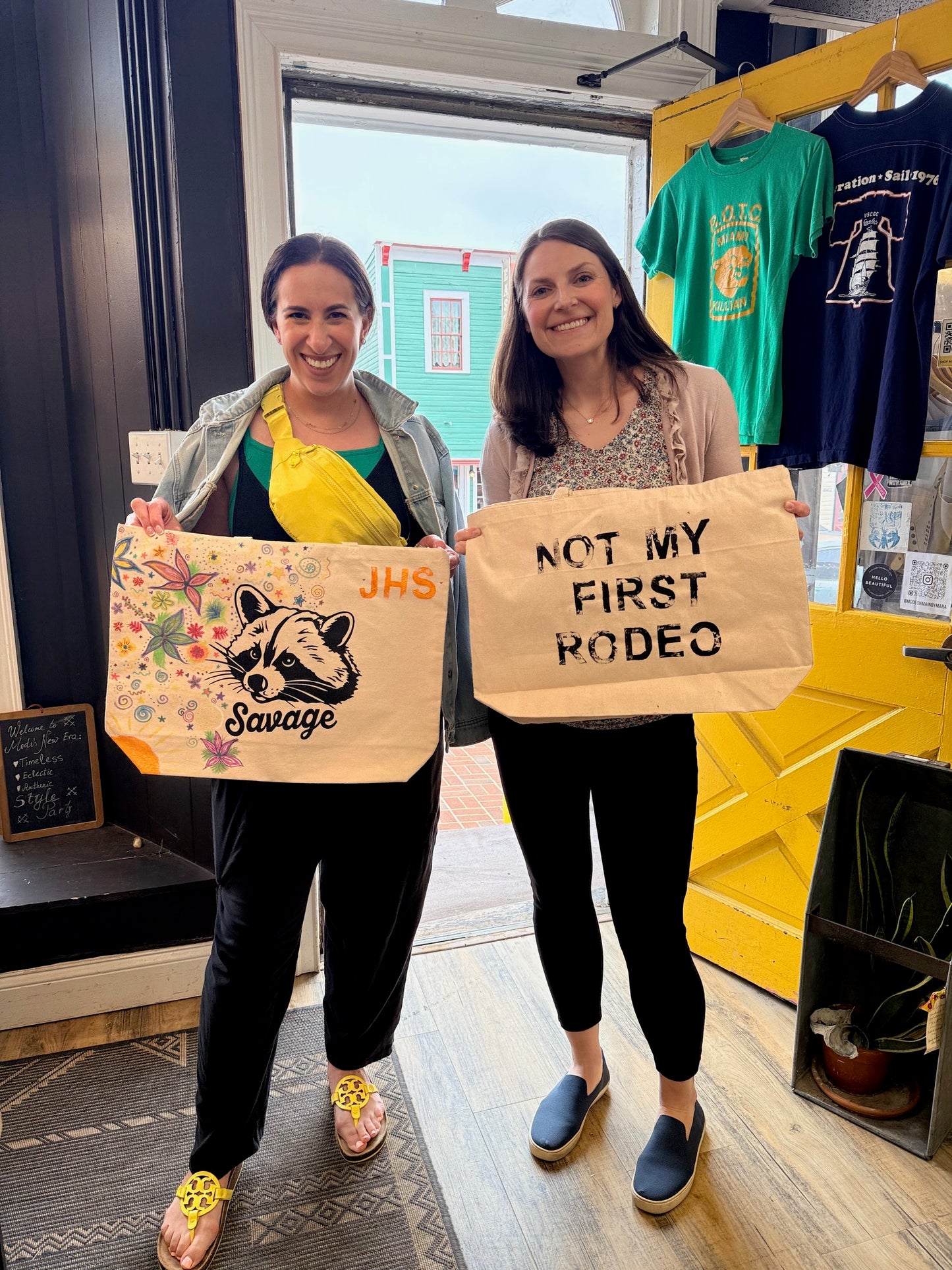 Sip & Paint on Cotton Bags