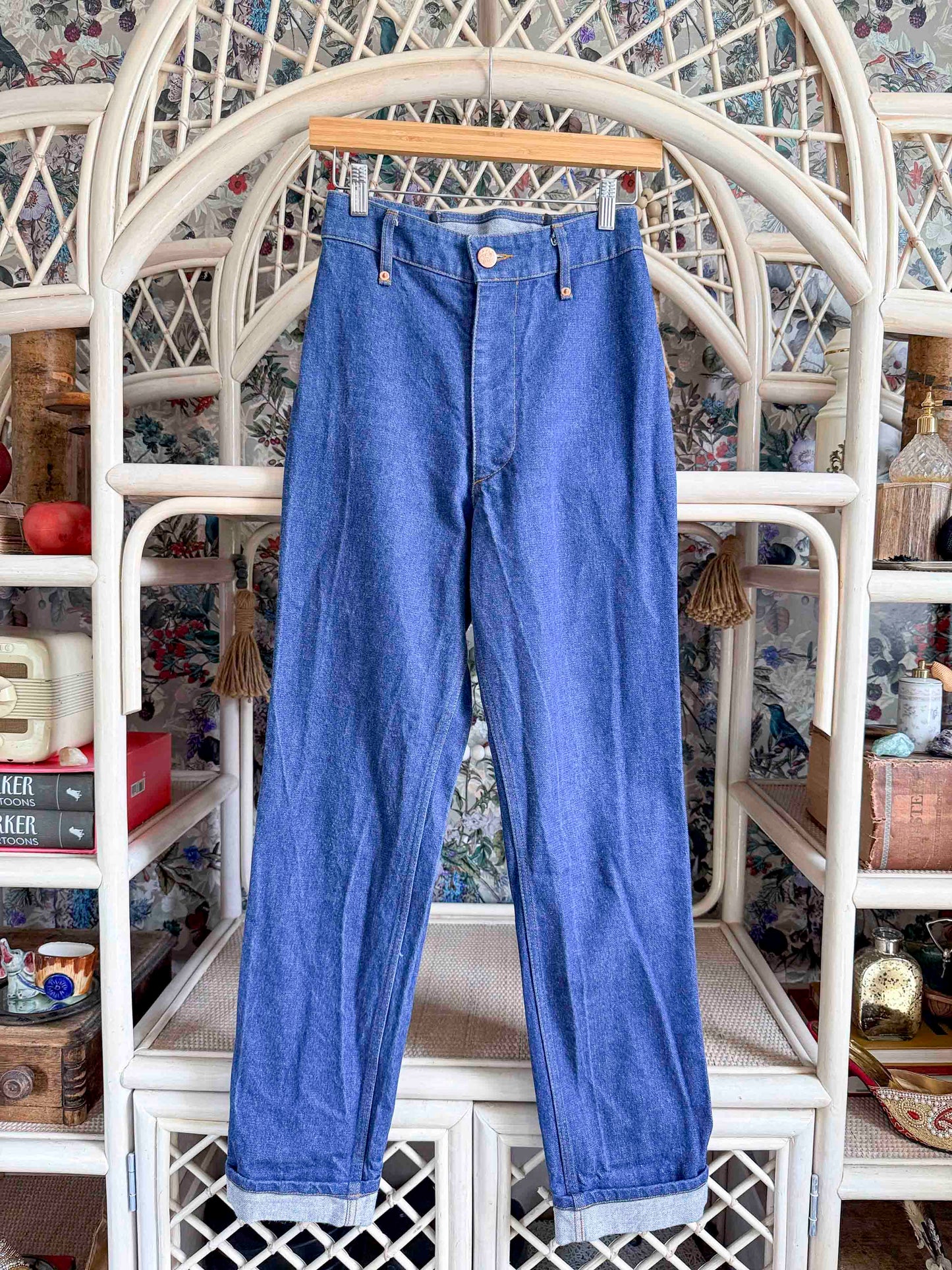 Pre-loved High Waisted Merica Lee Corset Denim Jeans - Size 24