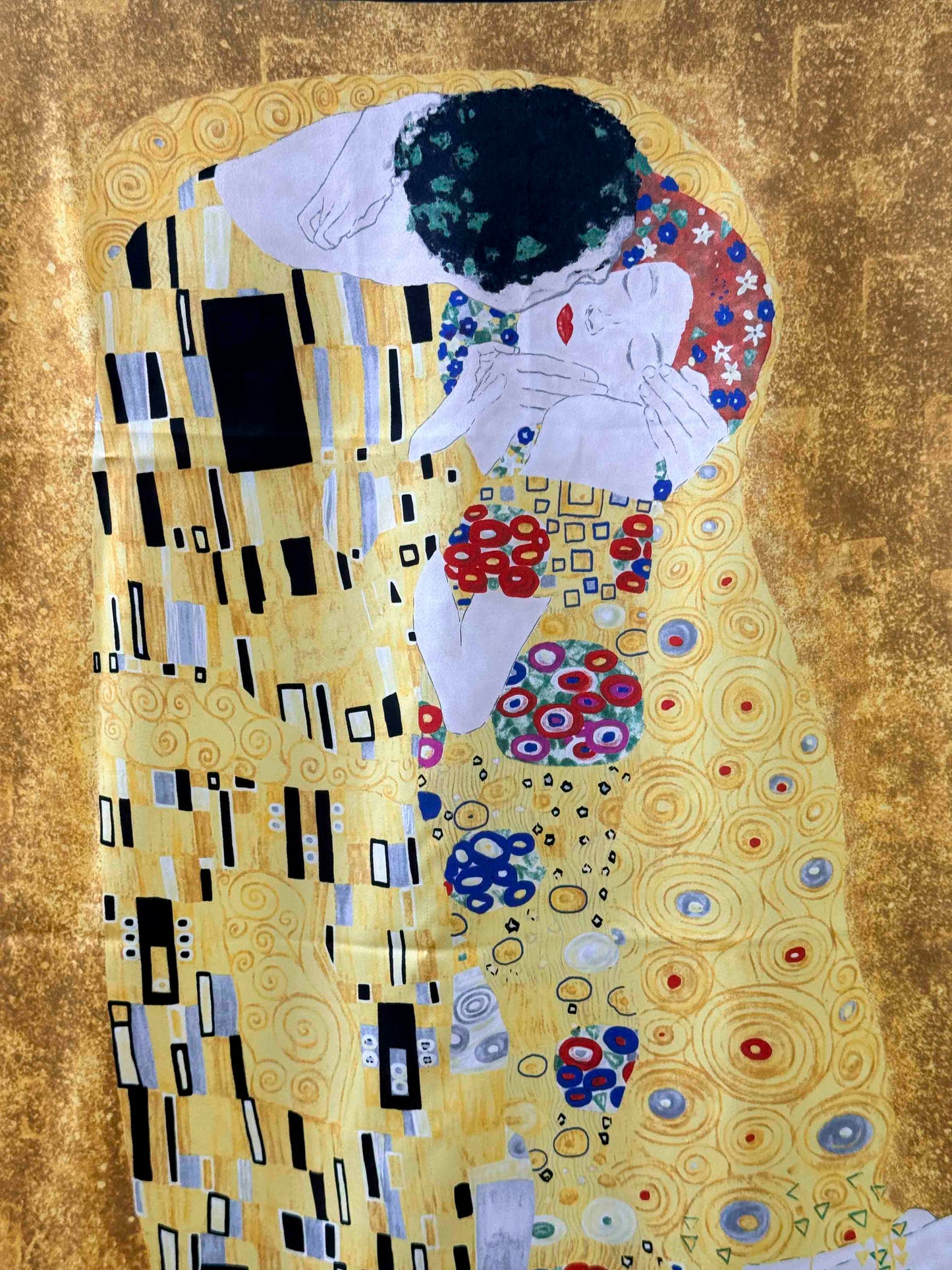 Pre-loved Gustav Klimt “The Kiss” Scarf