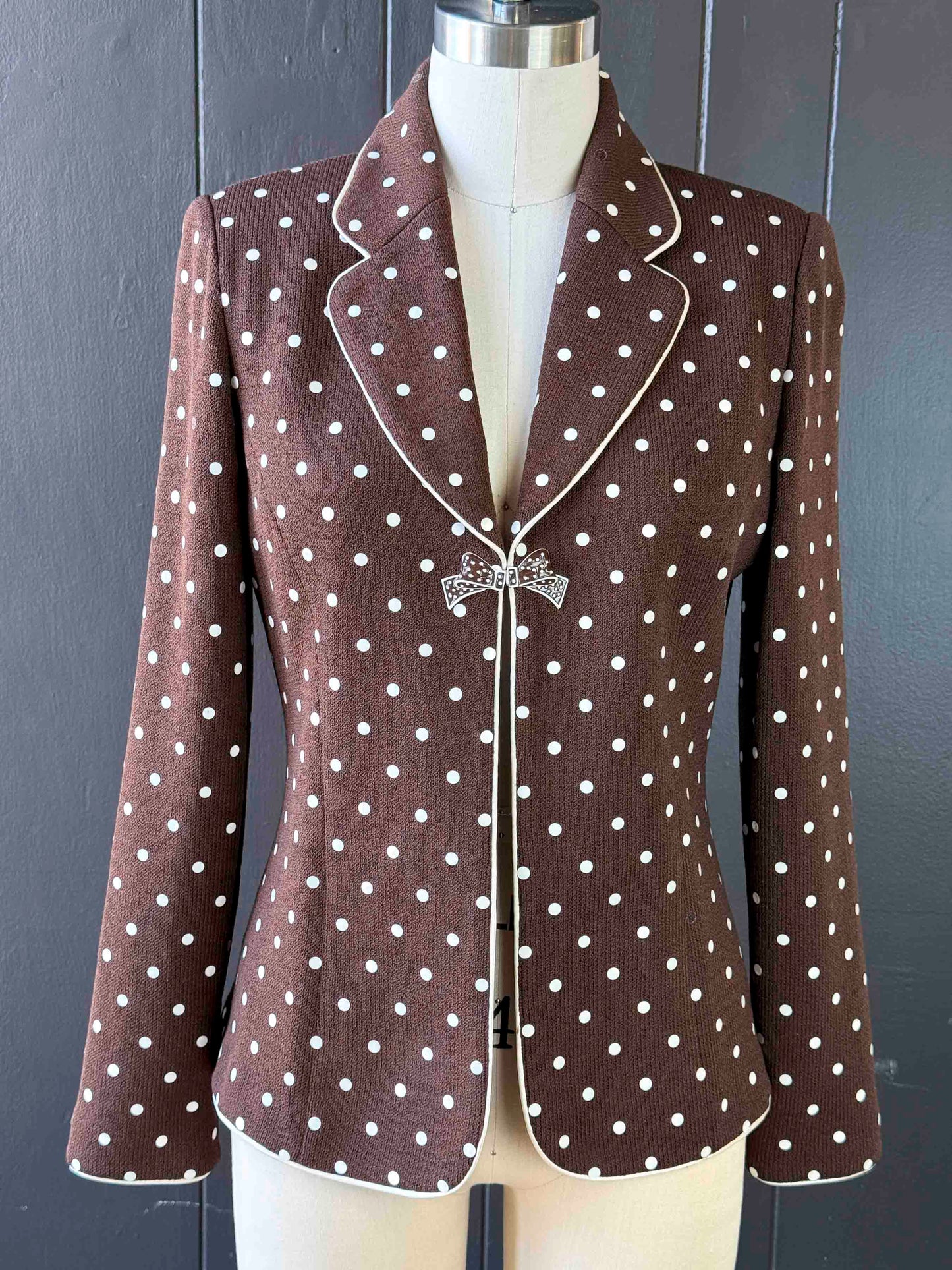 Vintage St. John Couture Dot Blazer - Size S (4)