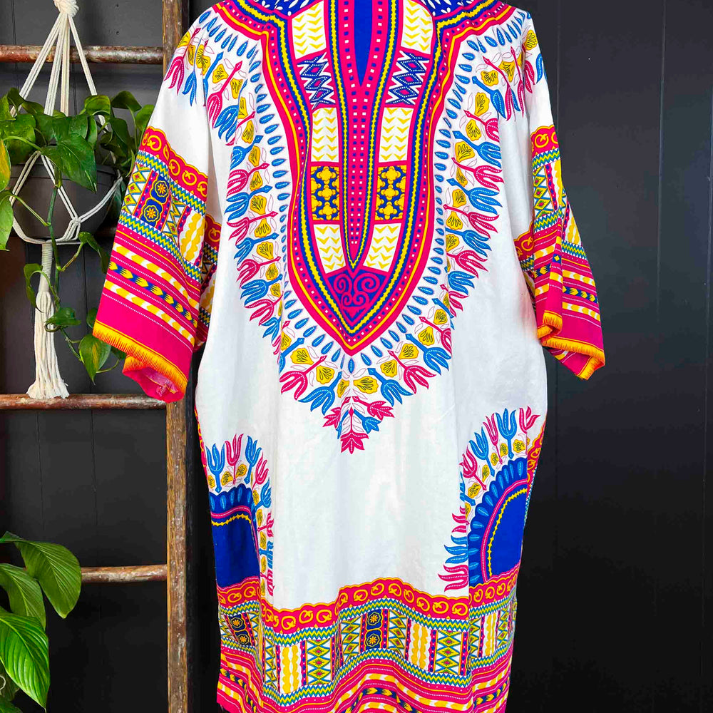 
                      
                        Pre-loved Traditional Thai Dashiki Mini Dress - Size O/S
                      
                    