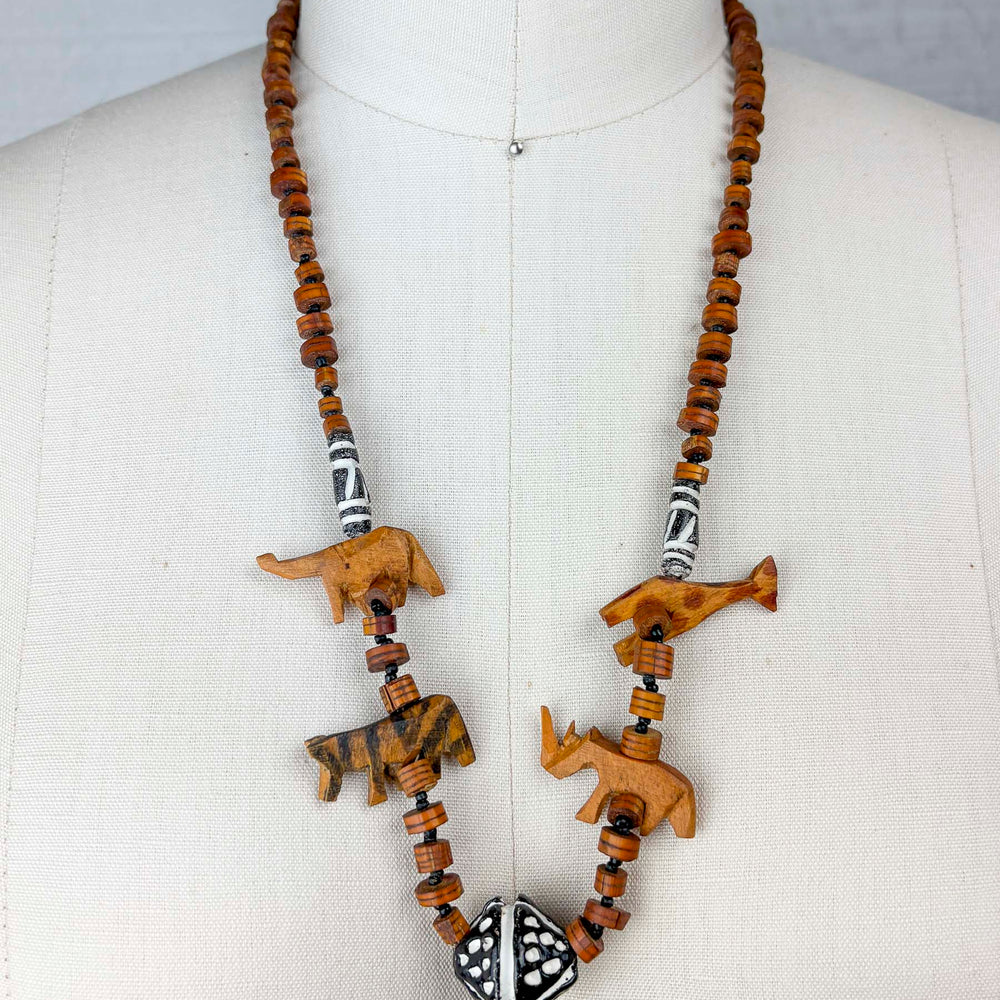Vintage Mini Safari Necklace