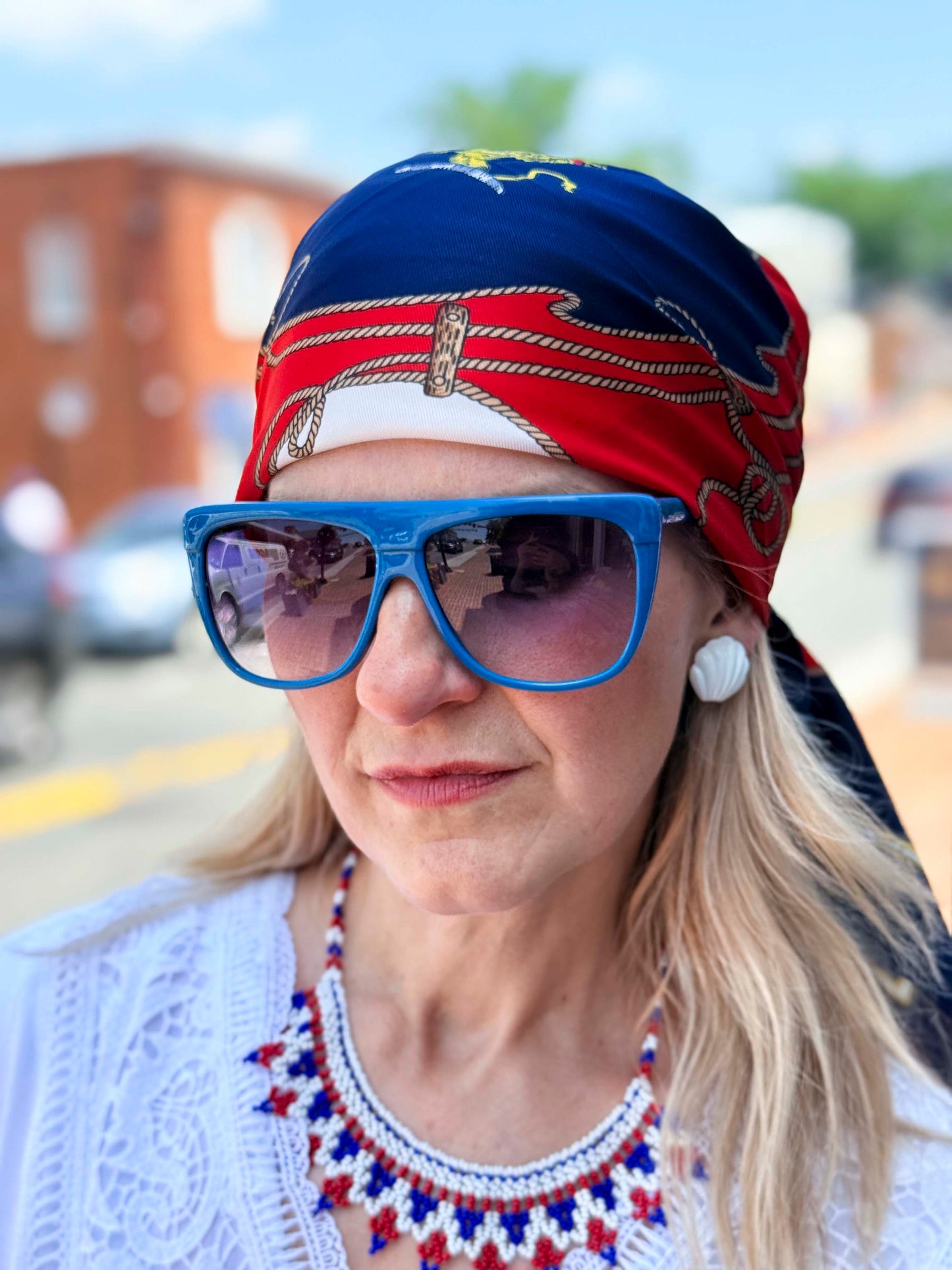 Vintage Blue Opti-Ray Sunglasses