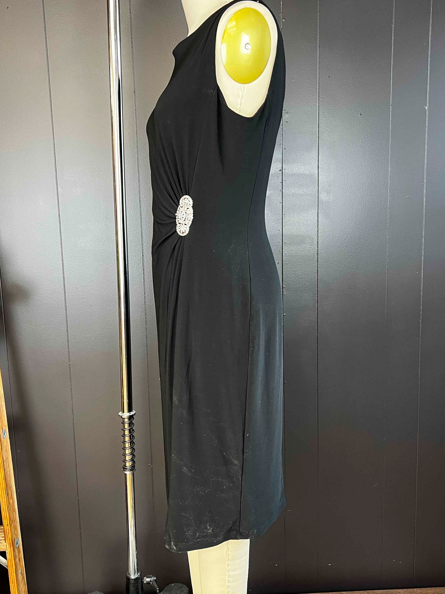 Pre-loved Brooch Embellished Dress - Size M