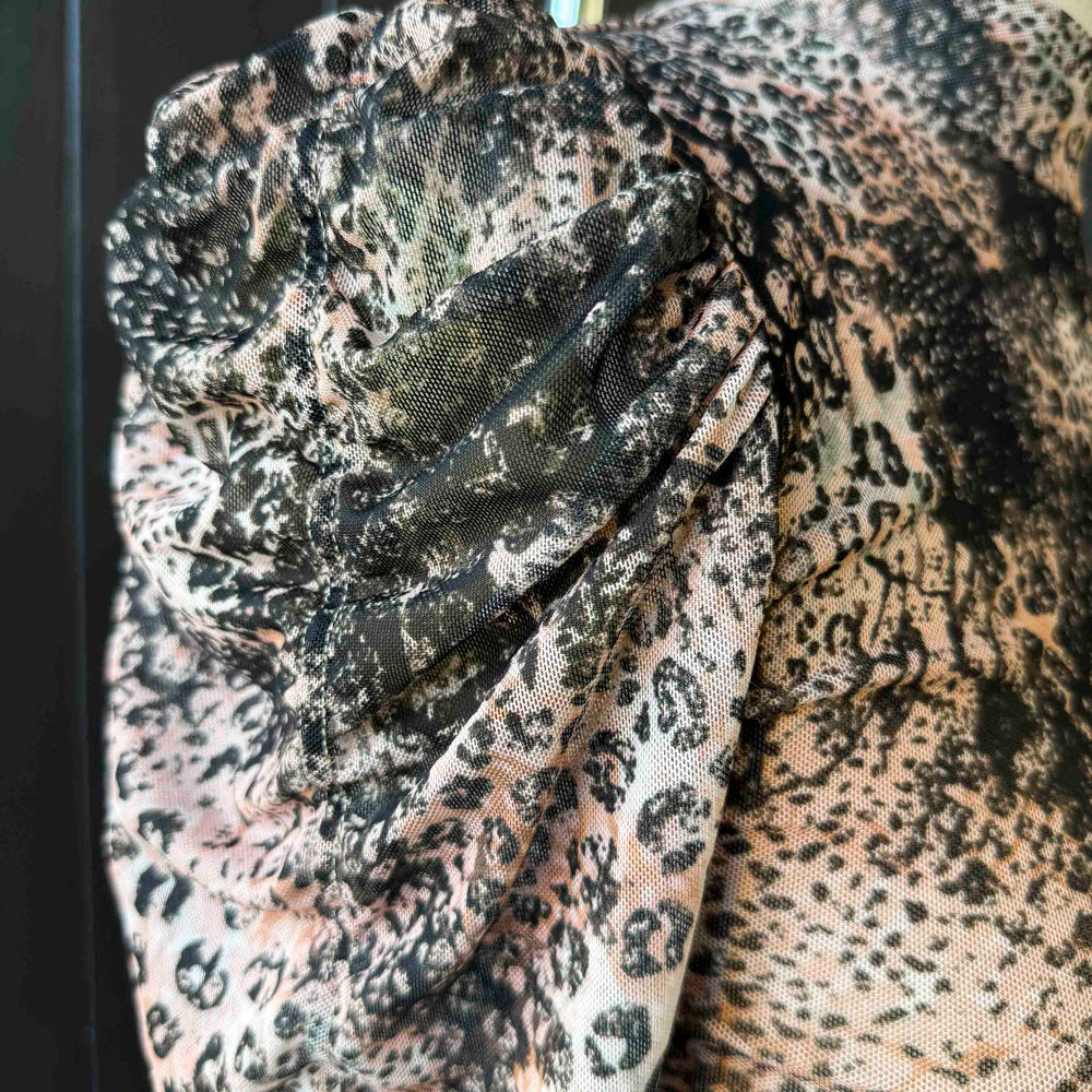 
                      
                        Pre-loved Multi Animal Print Puff Shoulder Blouse - Size S
                      
                    