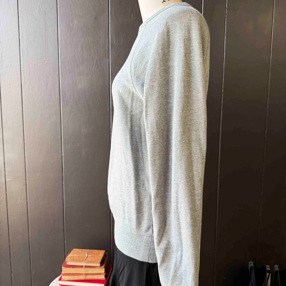 Pre-loved 100% Human Crew Athletic Grey Sweatshirt - Size S