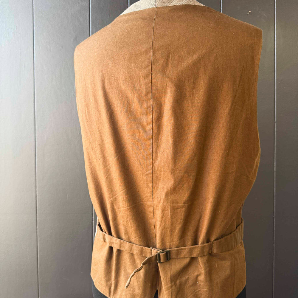 
                      
                        Pre-loved Tan Herringbone Vest - Size XL
                      
                    