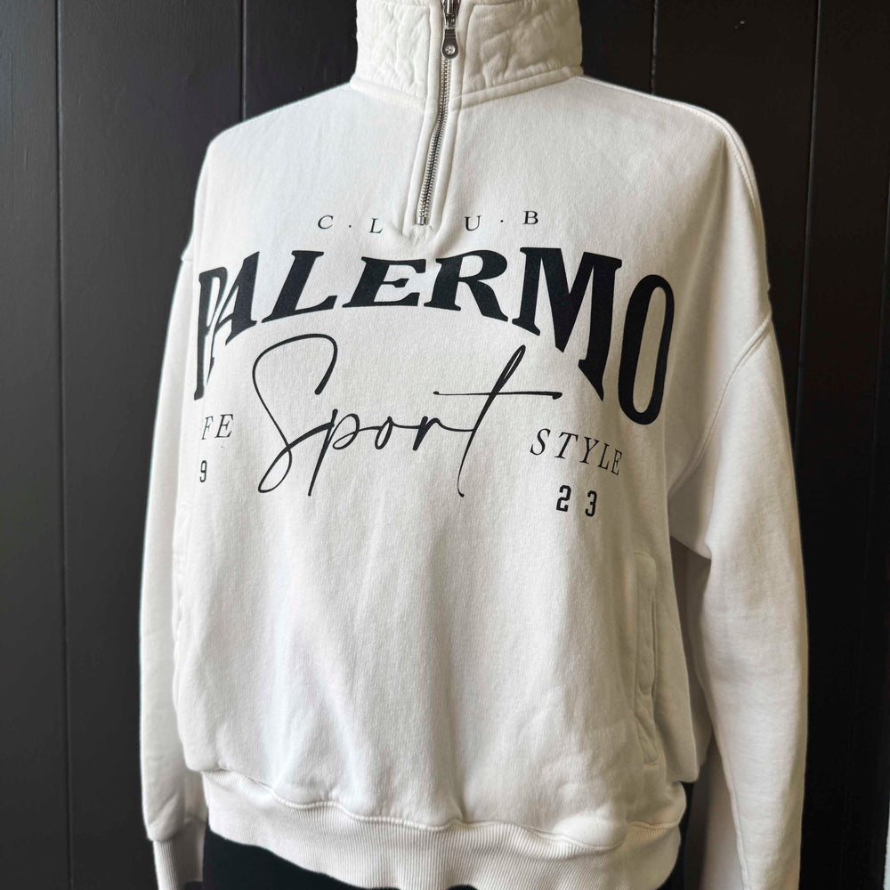 Pre-loved Palermo Sport White Hoodie - Size S