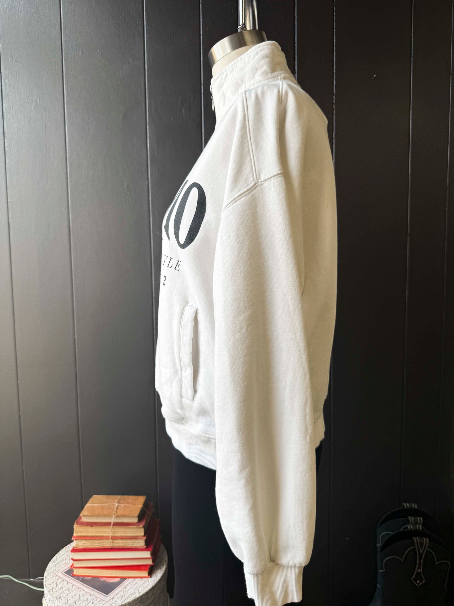 Pre-loved Palermo Sport White Hoodie - Size S