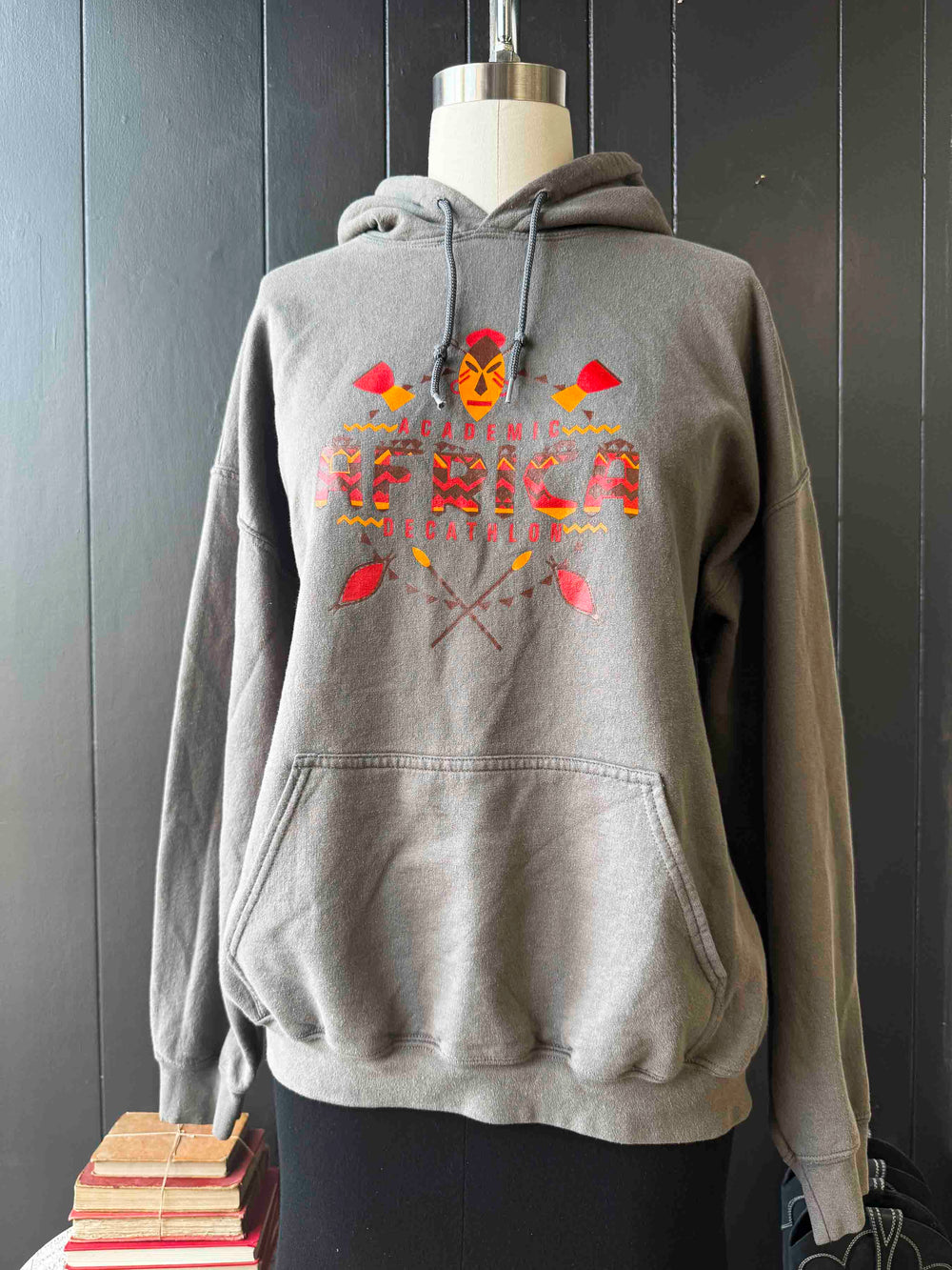 Pre-loved Africa Gray Hoodie - Size XL