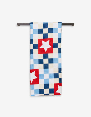 Red, White and BBQ Kitchen Tea Towel