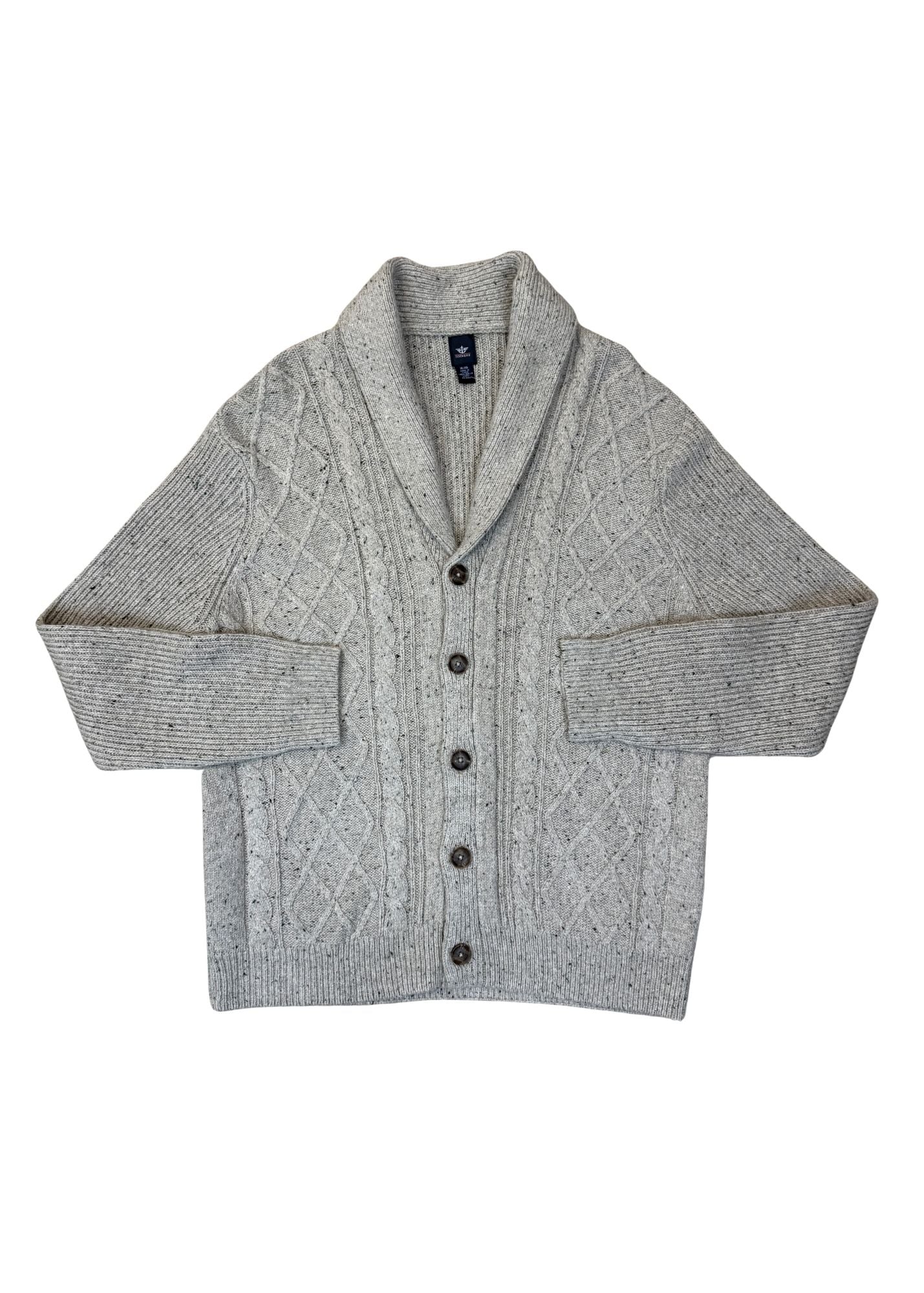 Vintage Dockers Brown Cardigan - Size XL